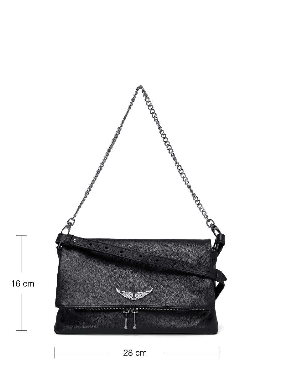 Zadig & Voltaire - ROCKY II GRAINED LEATHER - vinsældir í tísku - black - 3
