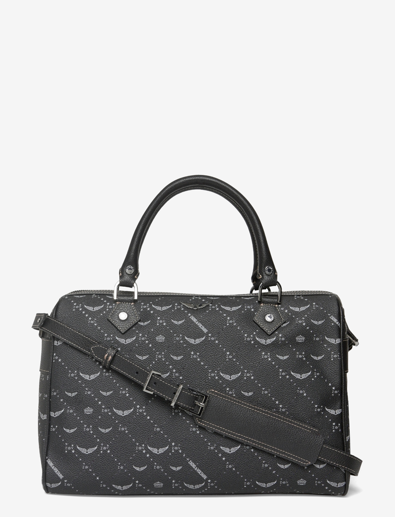 Zadig & Voltaire - SUNNY VIBE MEDIUM MONOGRAM - top handle tasker - black - 0