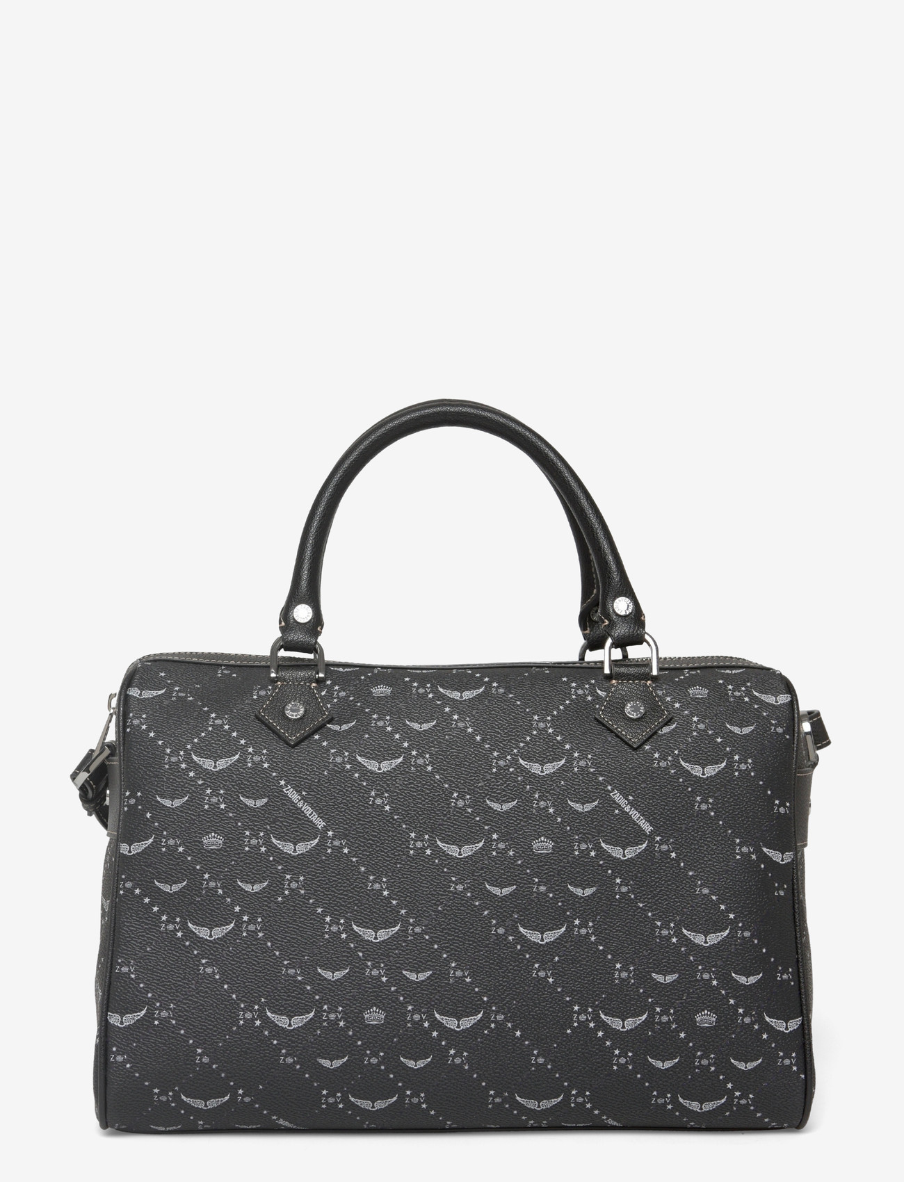 Zadig & Voltaire - SUNNY VIBE MEDIUM MONOGRAM - top handle tasker - black - 1