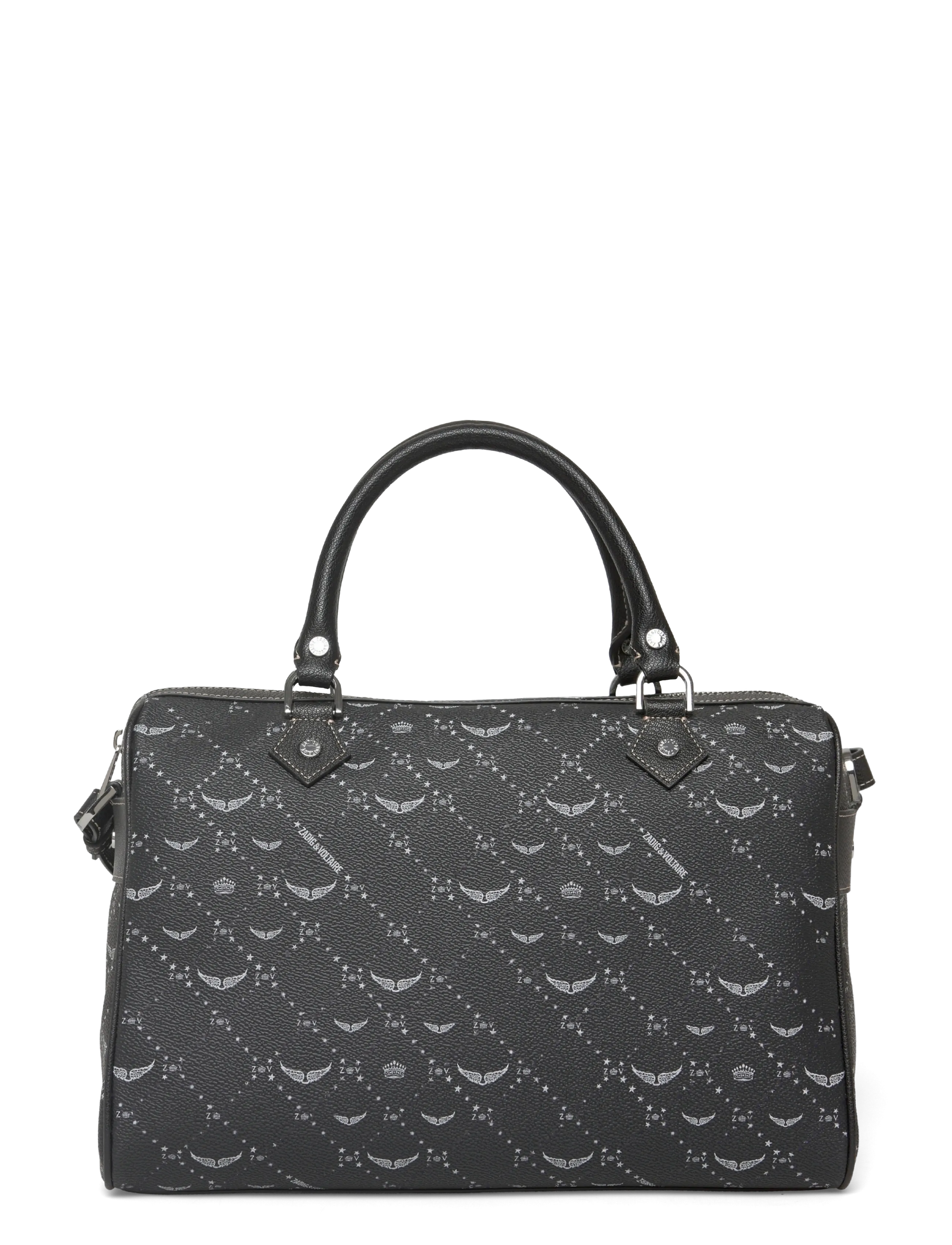 Zadig & Voltaire - SUNNY VIBE MEDIUM MONOGRAM - henkeltaschen - black - 1