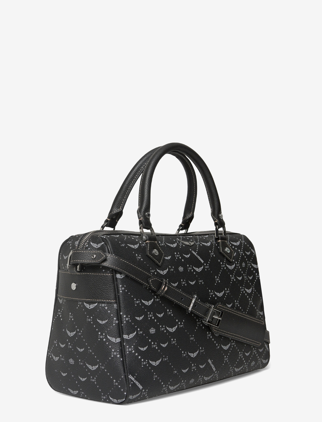 Zadig & Voltaire - SUNNY VIBE MEDIUM MONOGRAM - top handle tasker - black - 2