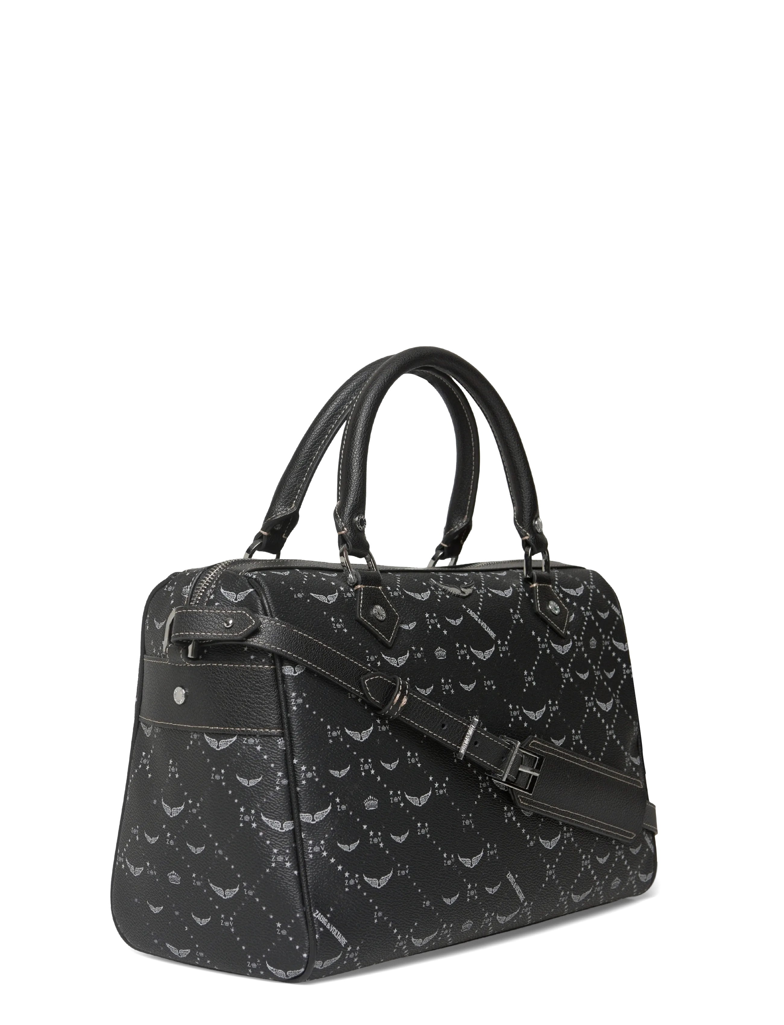 Zadig & Voltaire - SUNNY VIBE MEDIUM MONOGRAM - henkeltaschen - black - 2