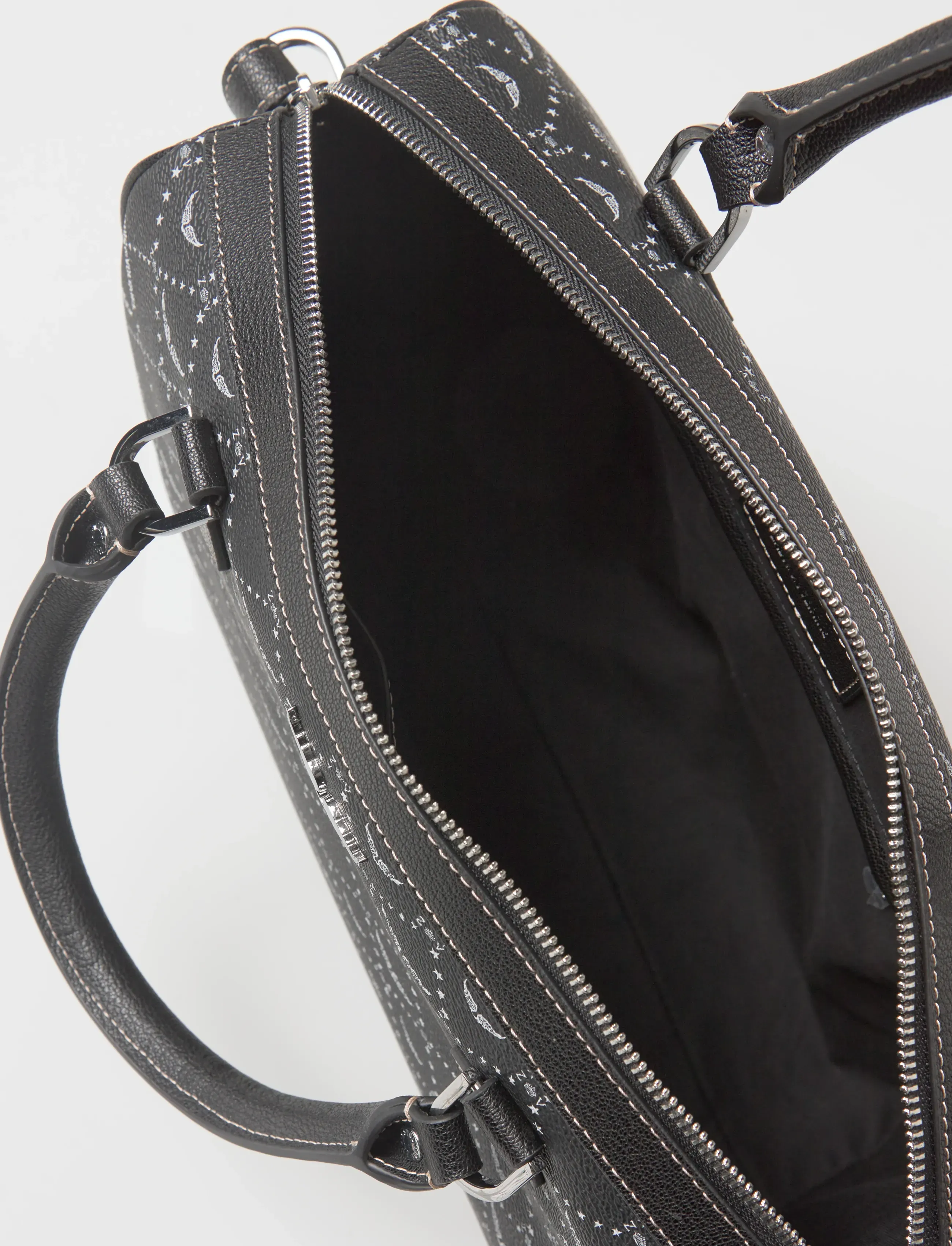 Zadig & Voltaire - SUNNY VIBE MEDIUM MONOGRAM - henkeltaschen - black - 3