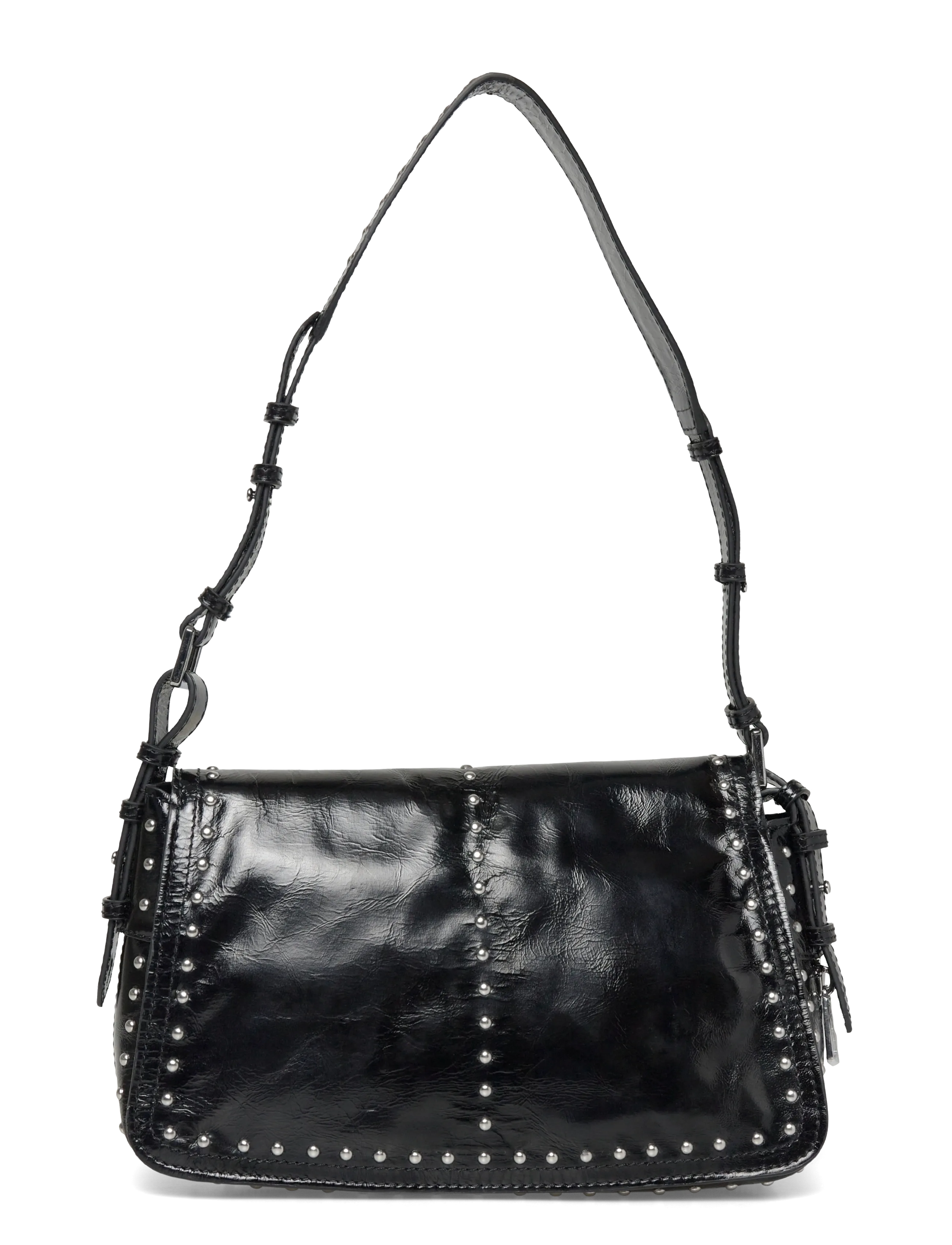 Zadig & Voltaire - LE ZOUZOU VINTAGE PATENT STUDS - kotid - black - 1