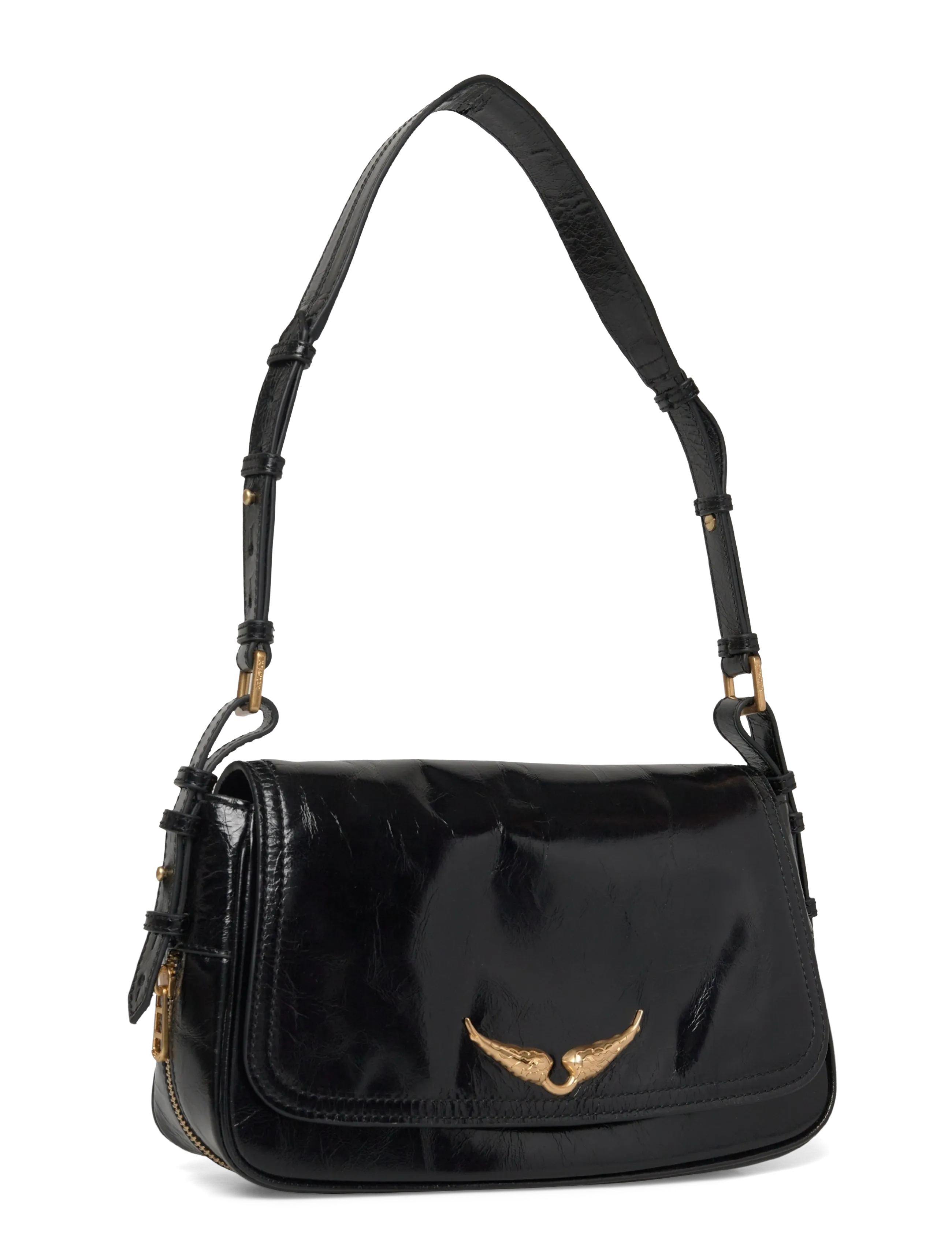 Zadig & Voltaire - LE ZOUZOU VINTAGE PATENT - hverdags stil - black - 2
