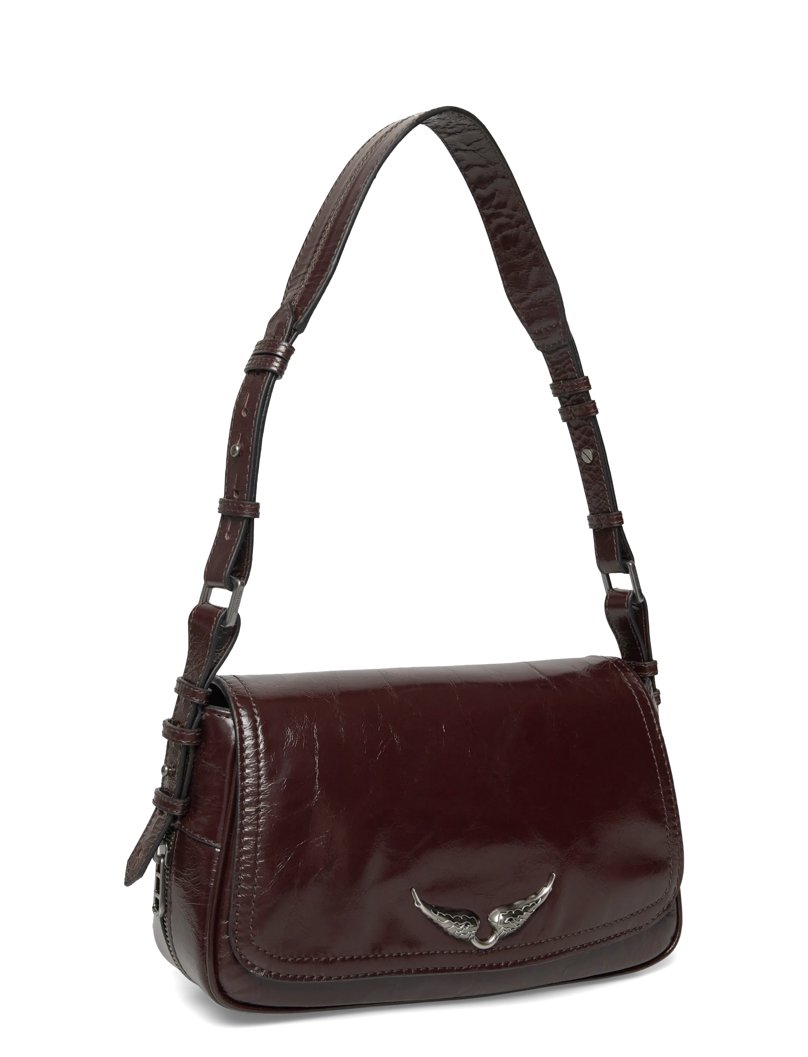 Zadig & Voltaire - LE ZOUZOU VINTAGE PATENT - hverdags stil - brownie - 2