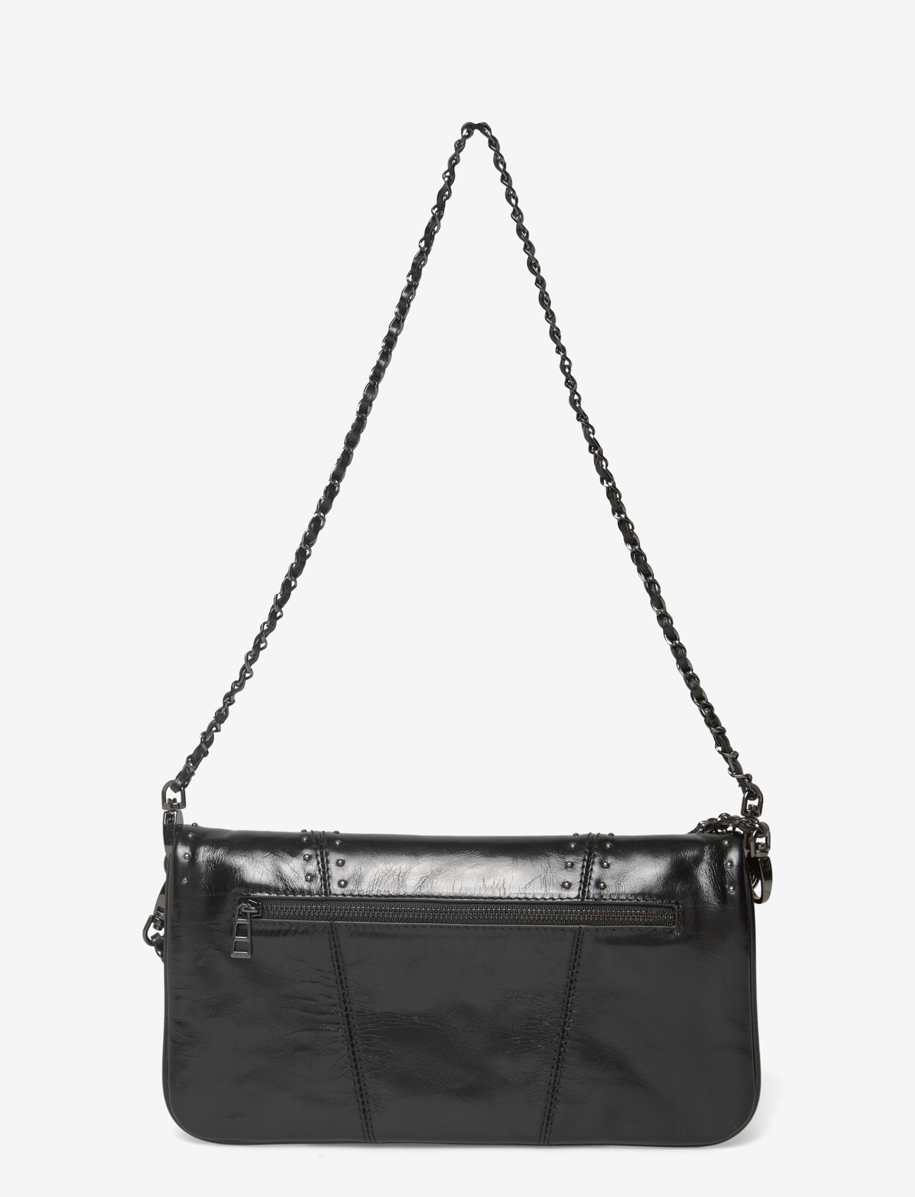 Zadig & Voltaire - ROCK VINTAGE PATENT STUDS - sacs à bandoulière - black - 1