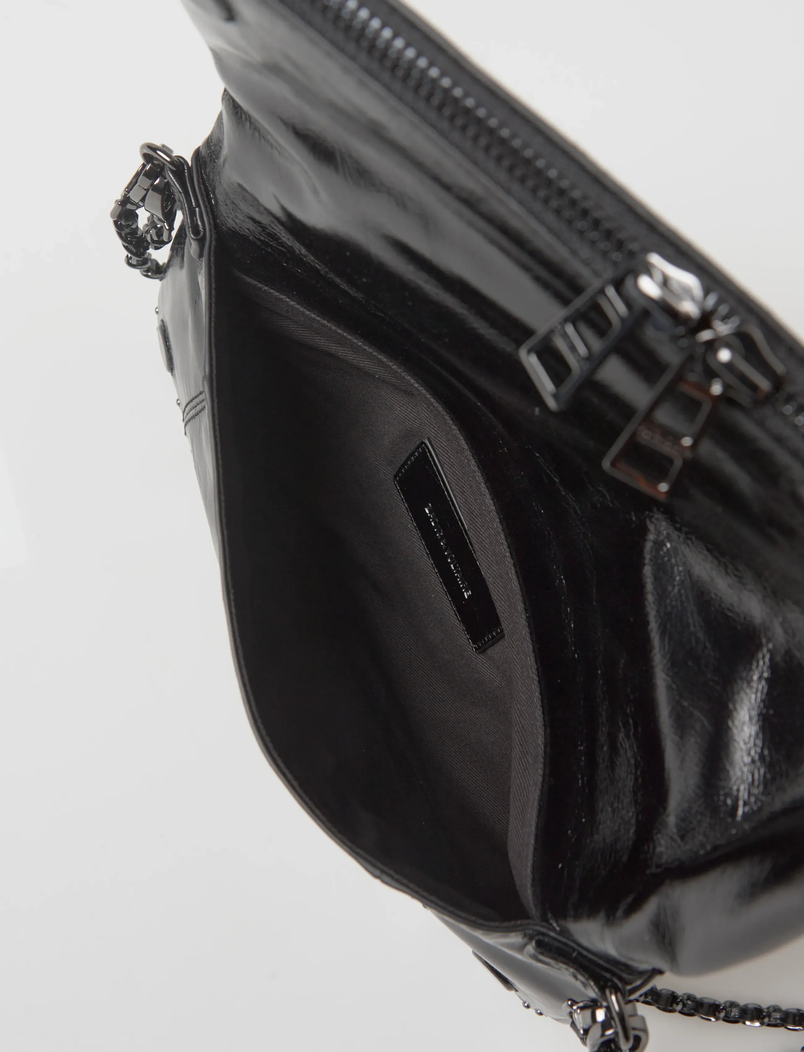 Zadig & Voltaire - ROCK VINTAGE PATENT STUDS - shoulder bags - black - 3