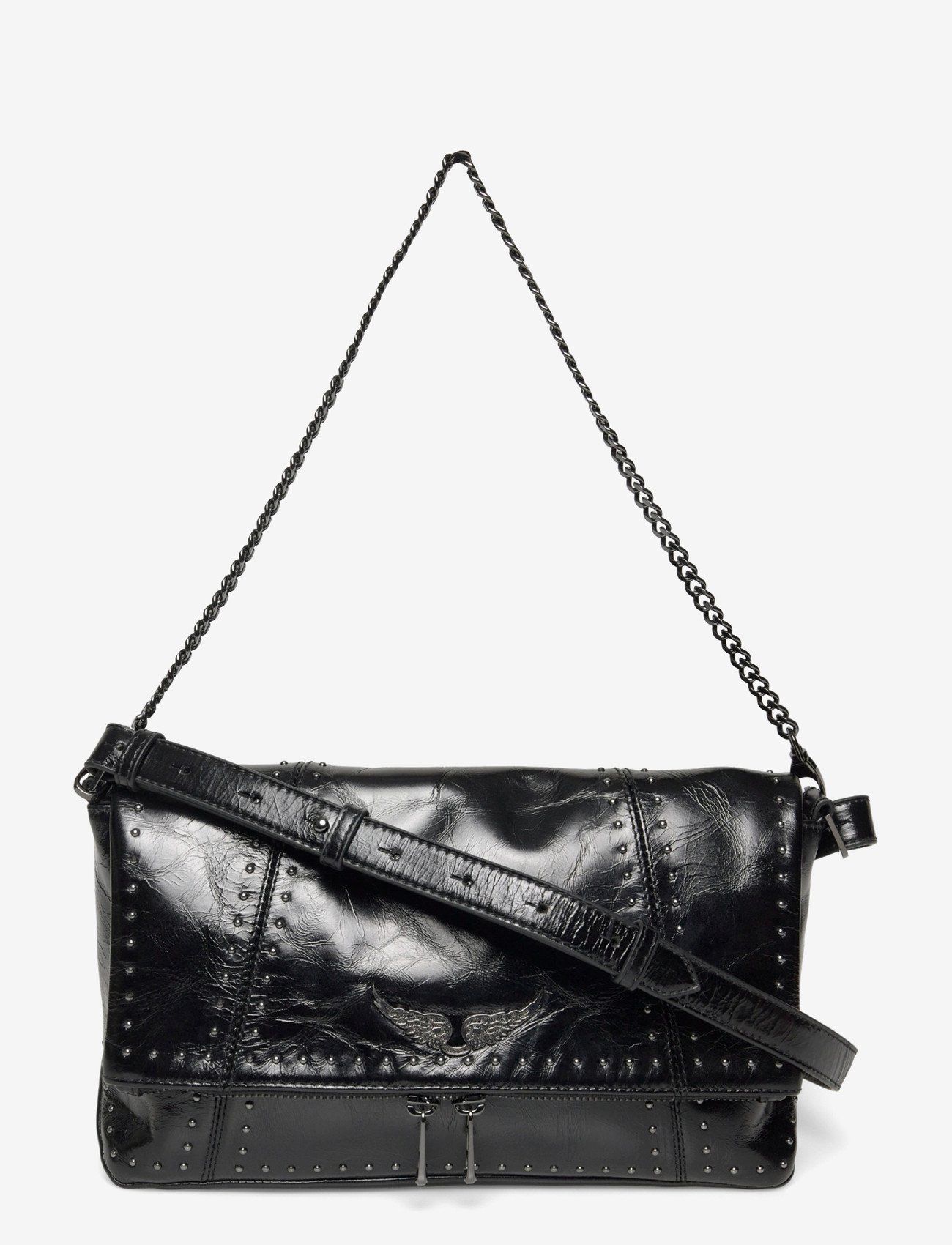 Zadig & Voltaire - ROCKY II VINTAGE PATENT STUDS - erilised sündmused - black - 0