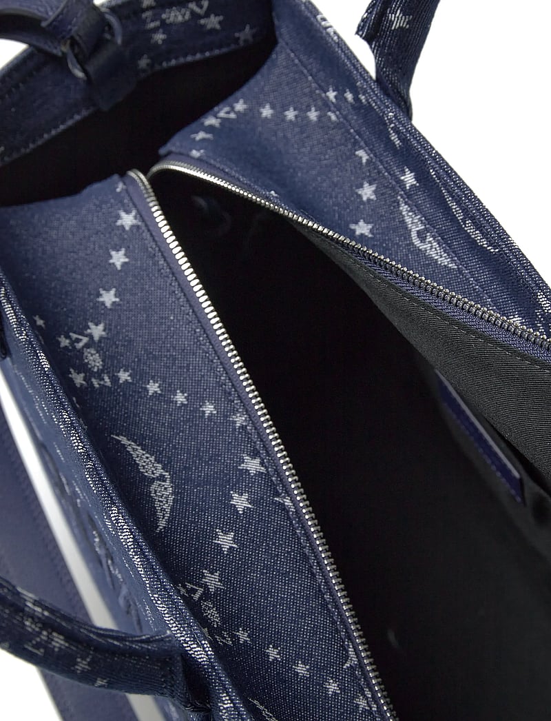 Zadig & Voltaire - ANGEL TOTE DENIM MONOGRAM - sacs en toile - silent - 4