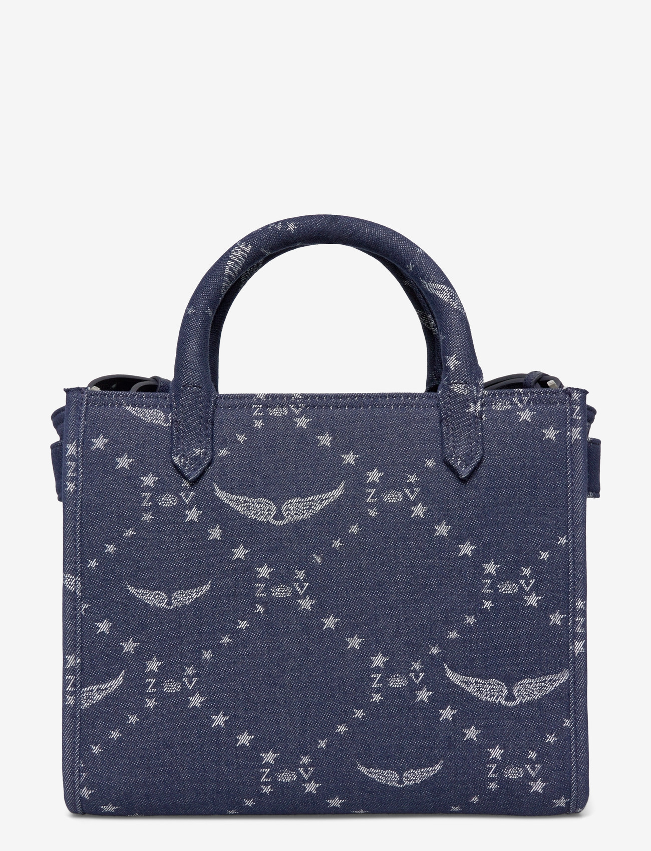Zadig & Voltaire - ANGEL TOTE XS DENIM MONOGRAM - tote bags - silent - 1