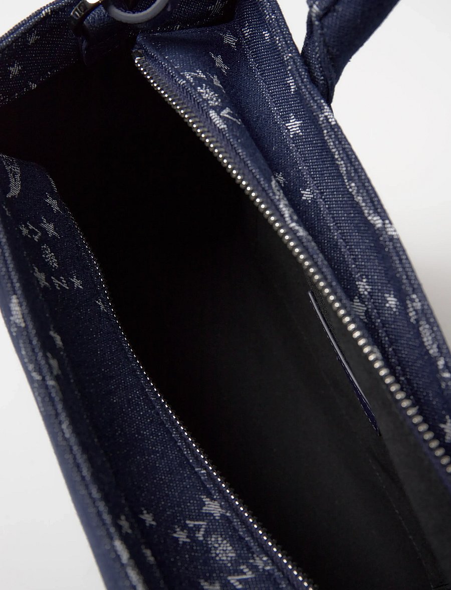 Zadig & Voltaire - ANGEL TOTE XS DENIM MONOGRAM - tote bags - silent - 4