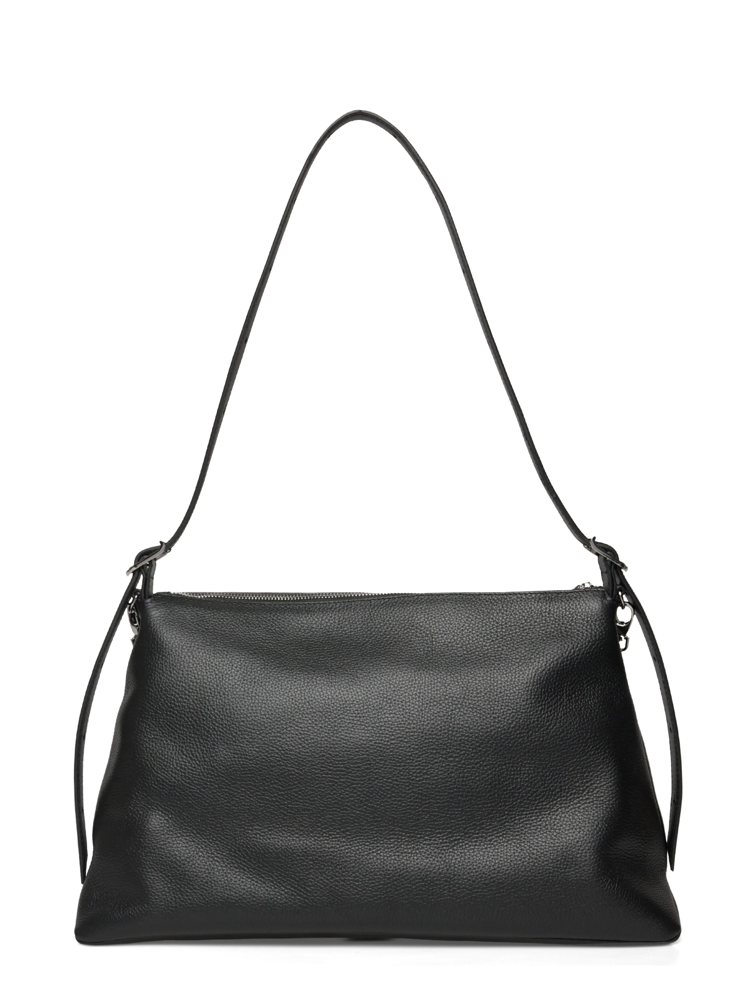 Zadig & Voltaire - JIM GRAINED LEATHER - crossbody kotid - black - 1