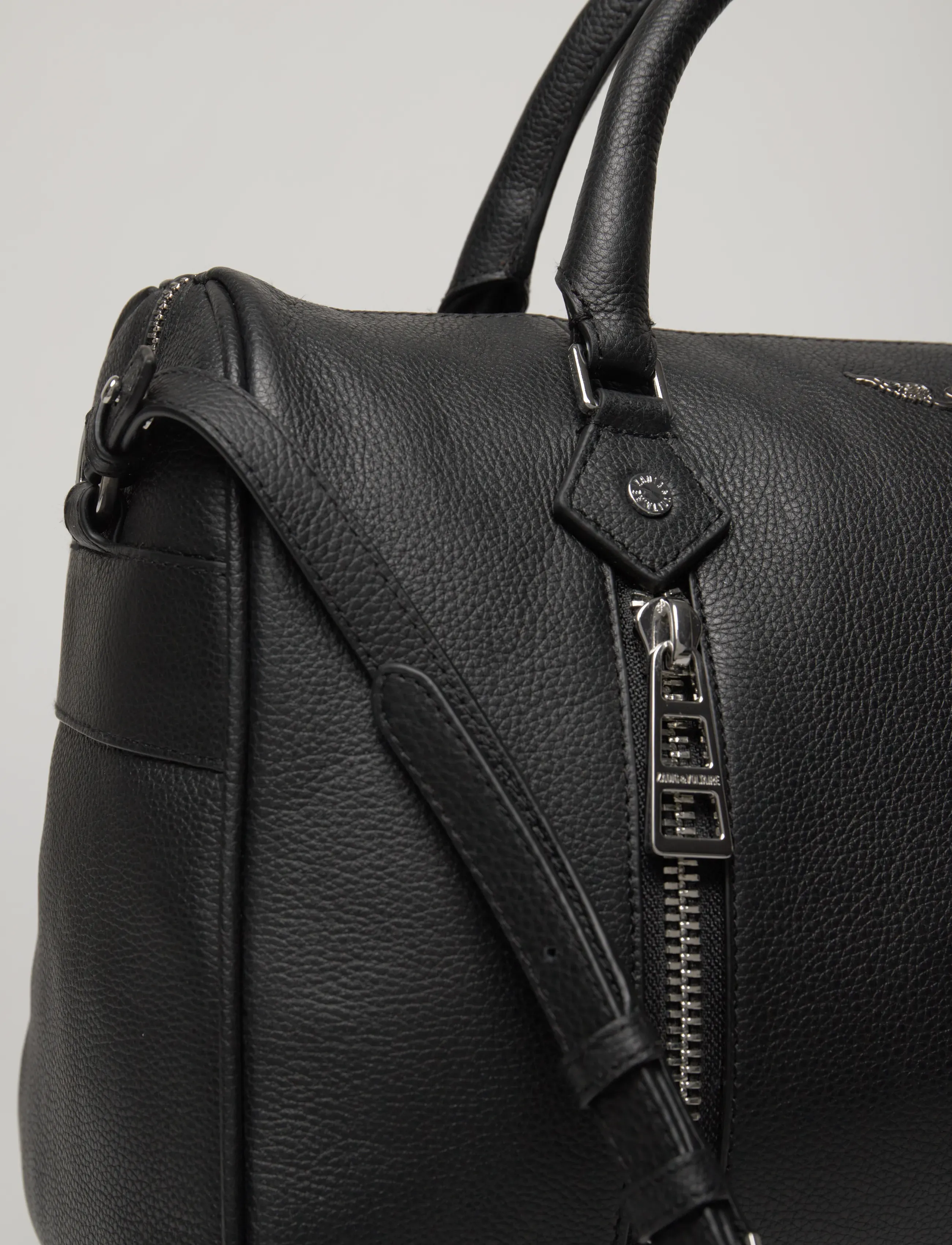 Zadig & Voltaire - SUNNY MEDIUM GRAINED LEATHER - Īpaši notikumi - black - 4