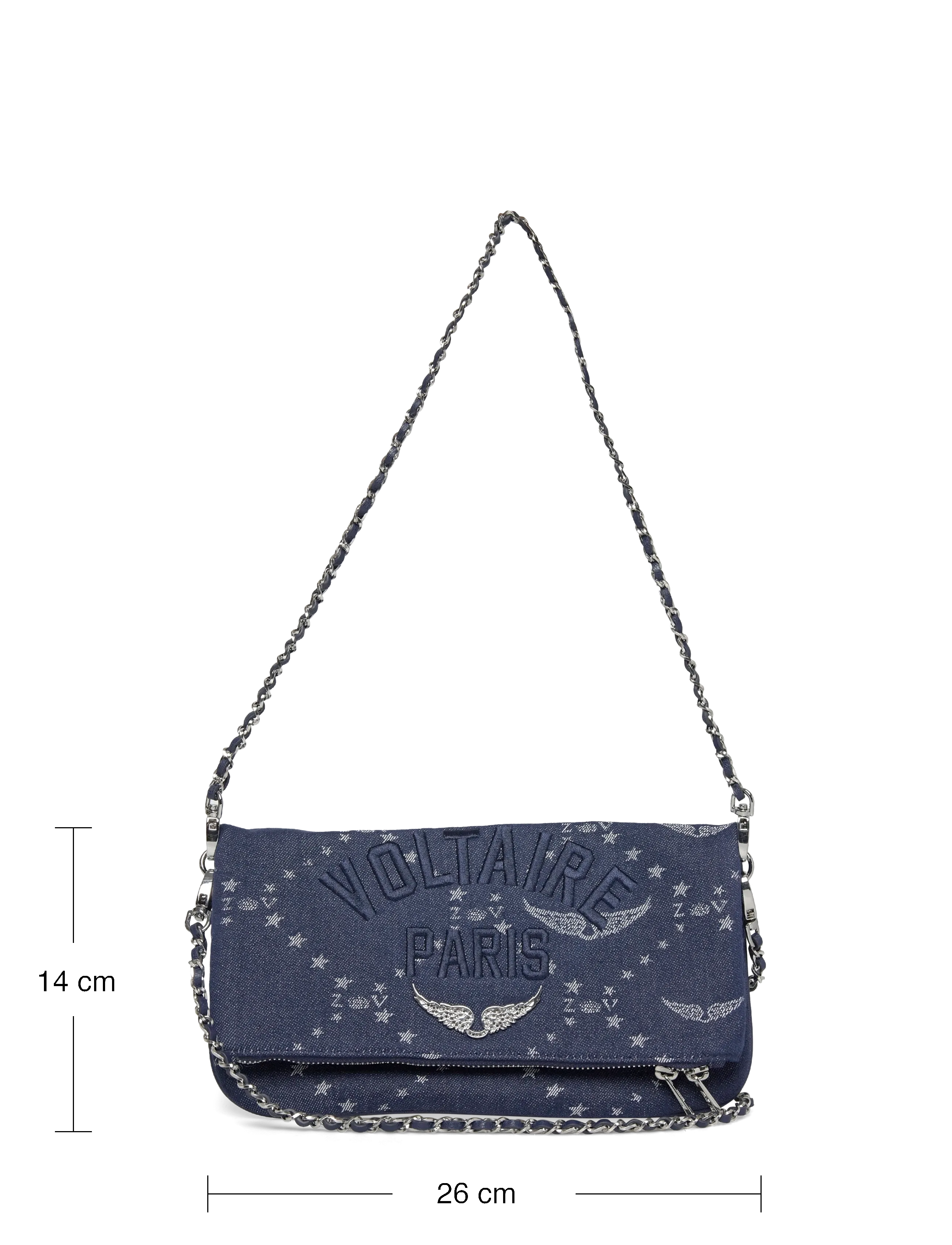 Zadig & Voltaire - ROCK DENIM MONOGRAM - crossbody bags - silent - 3