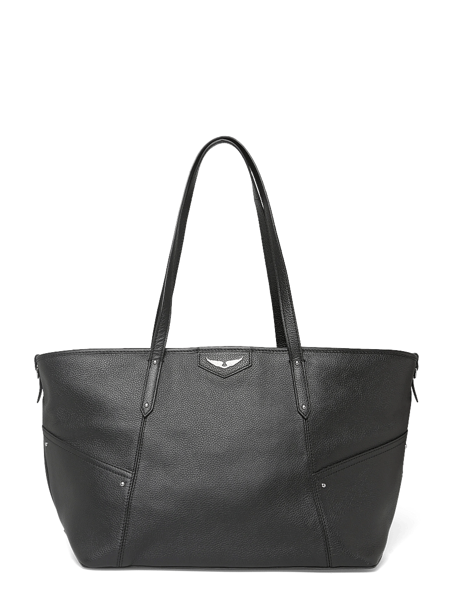 Zadig & Voltaire - Z SHOPPER GRAINED LEATHER - shoppers - black - 0