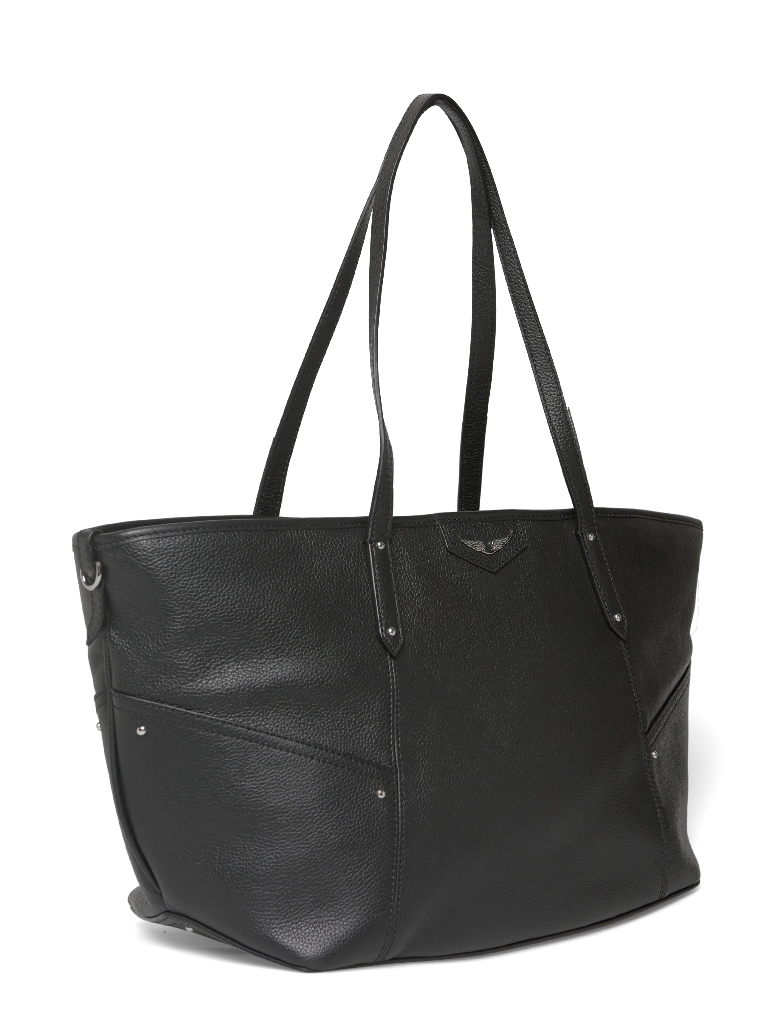 Zadig & Voltaire - Z SHOPPER GRAINED LEATHER - shoppers - black - 2
