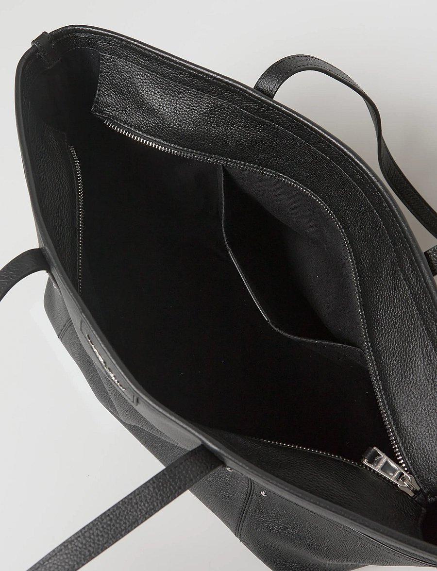 Zadig & Voltaire - Z SHOPPER GRAINED LEATHER - shoppers - black - 3