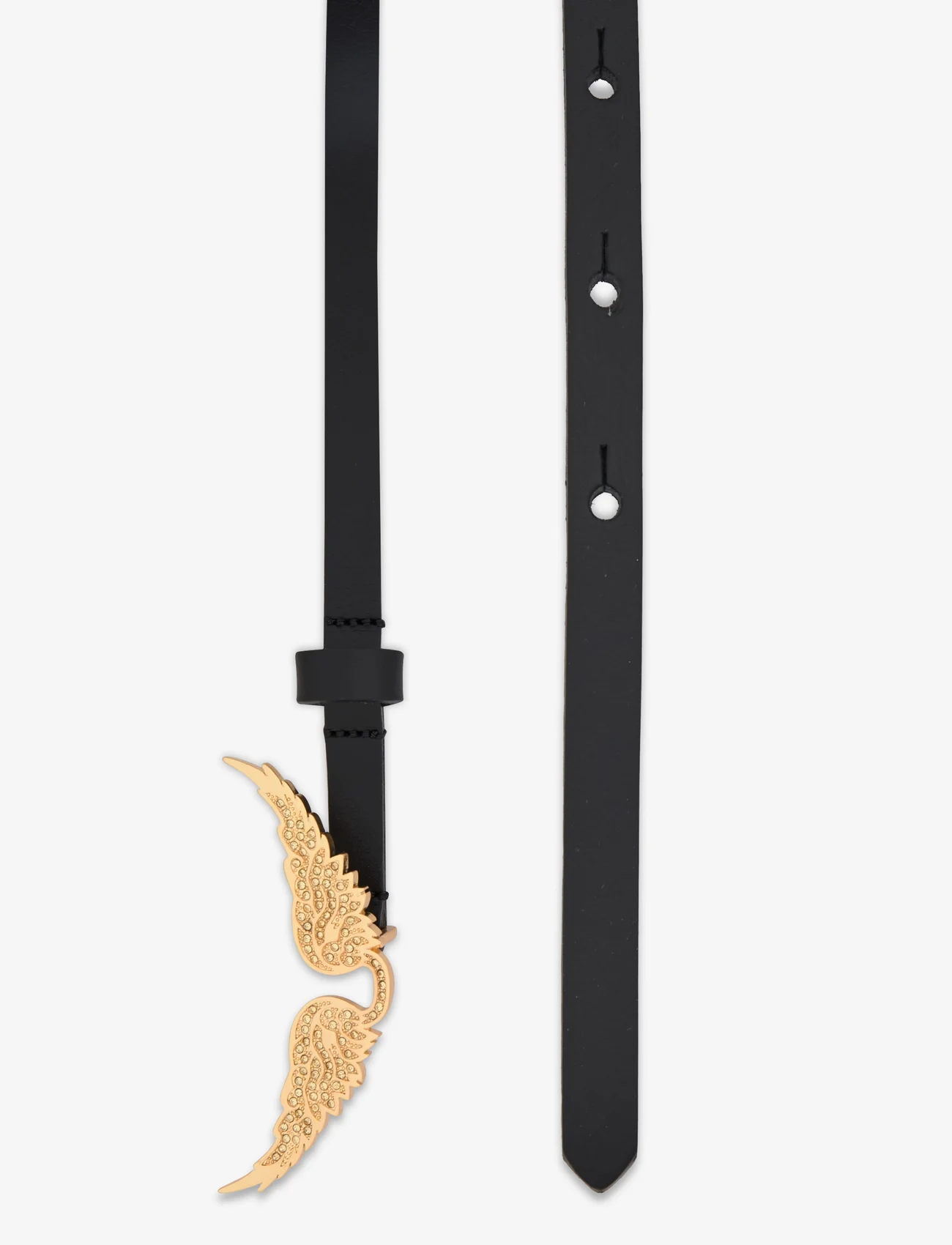 Zadig & Voltaire - ROCK BELT NATURAL LEATHER - vööd - noir gold - 1