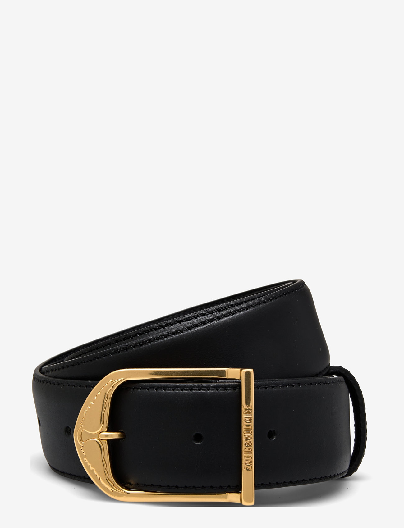 Zadig & Voltaire - RISE 35MM NATURAL LEATHER - noir - 0