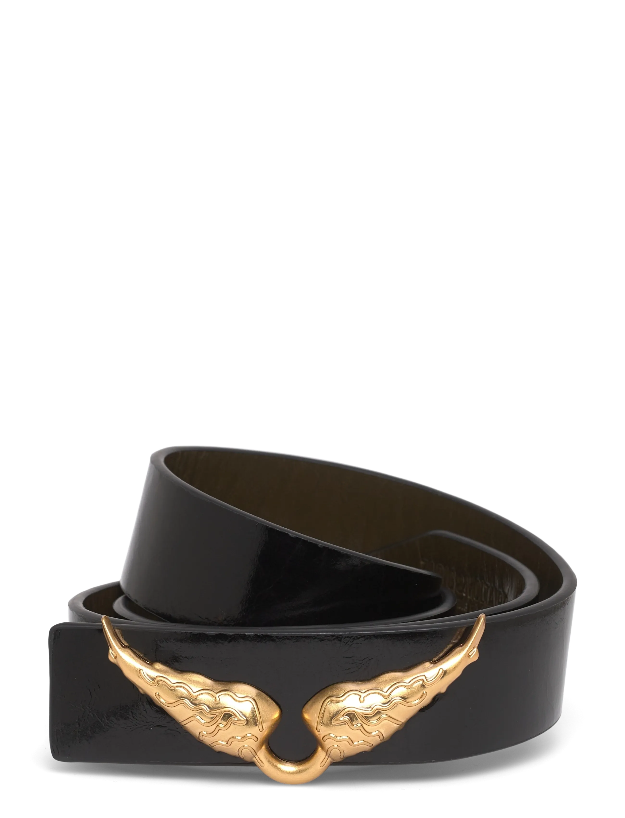 ZADIG & VOLTAIRE Rock Reversible 30Mm Vintage Schwarz - 80 CM - Damen