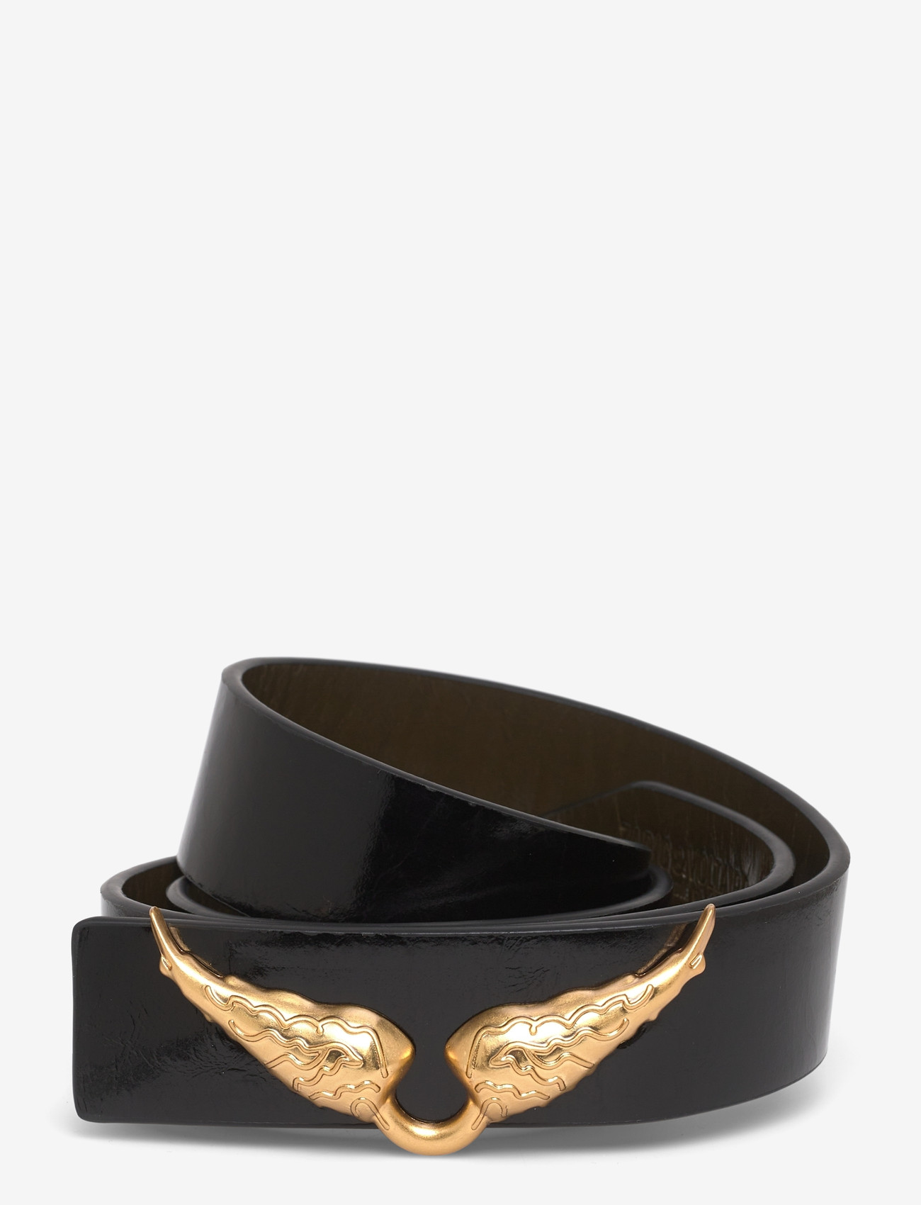 Zadig & Voltaire - ROCK REVERSIBLE 30MM VINTAGE - leren riemen - noir - 0