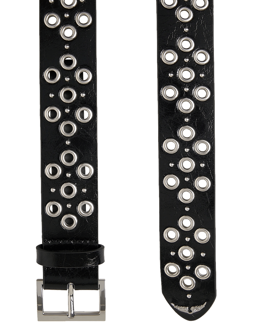 Zadig & Voltaire - STARLIGHT 35MM EYELETS - vabaajavööd - black - 1