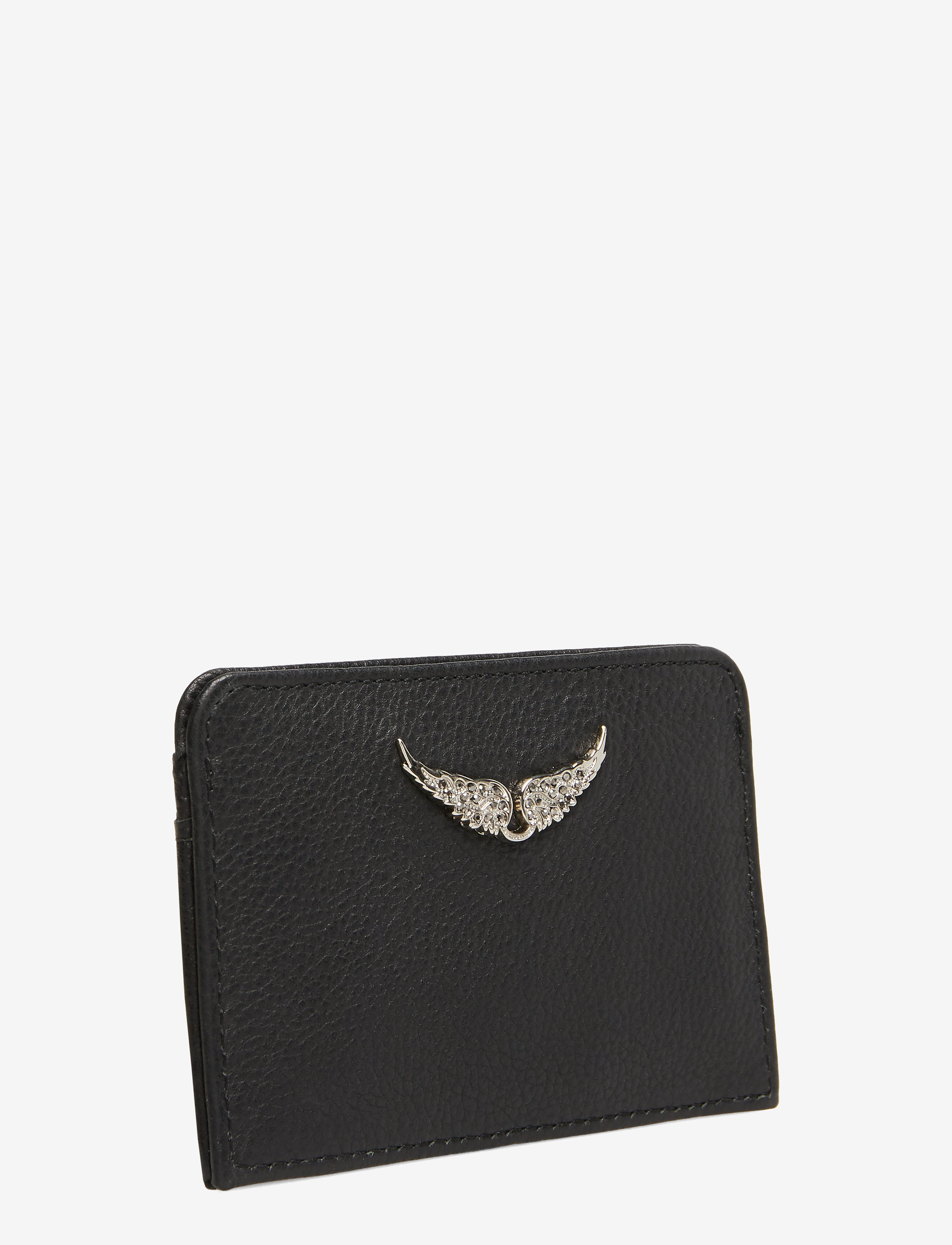 Zadig & Voltaire - ZV PASS GRAINED LEATHER - portemonnaies - black - 2