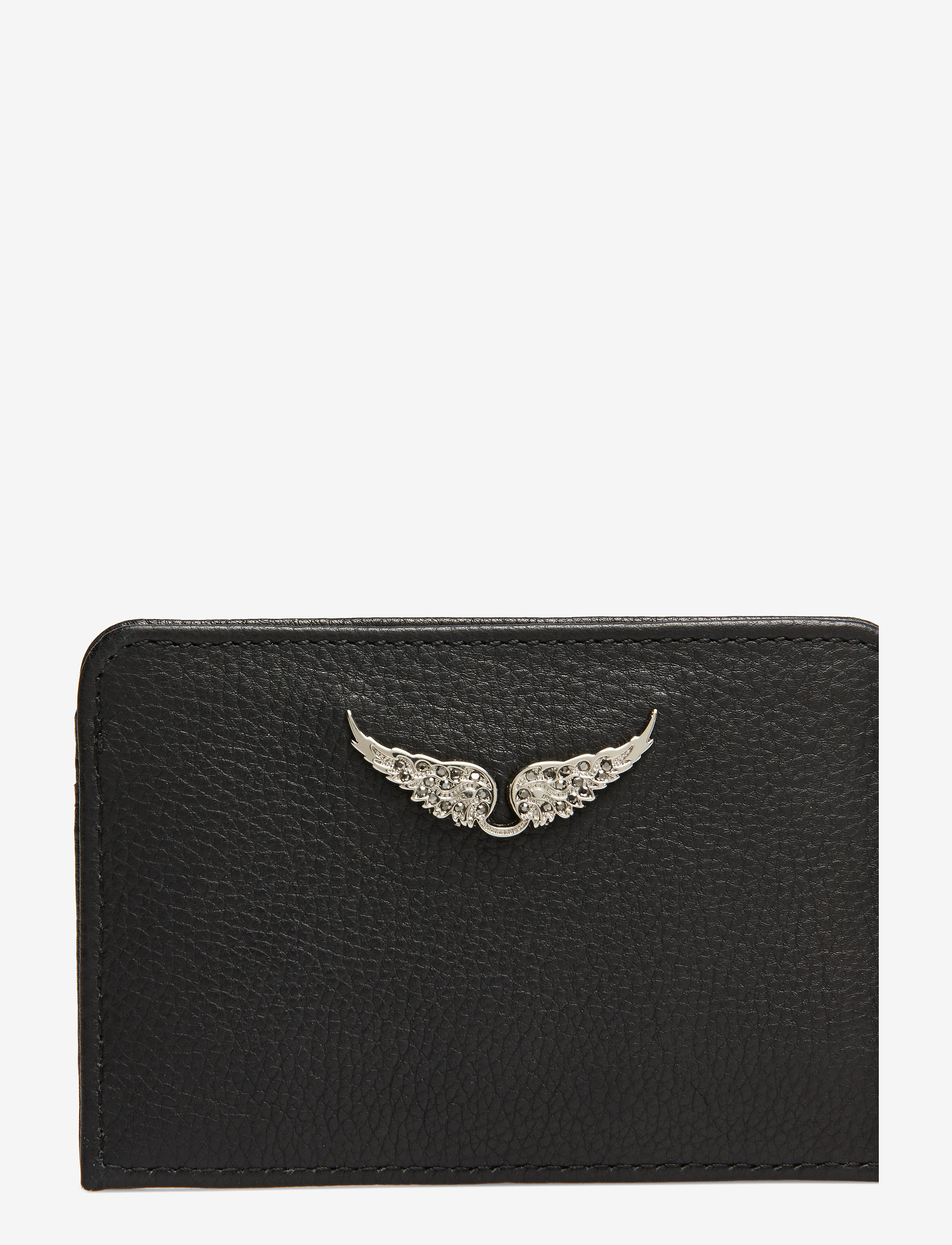 Zadig & Voltaire - ZV PASS GRAINED LEATHER - portemonnaies - black - 3