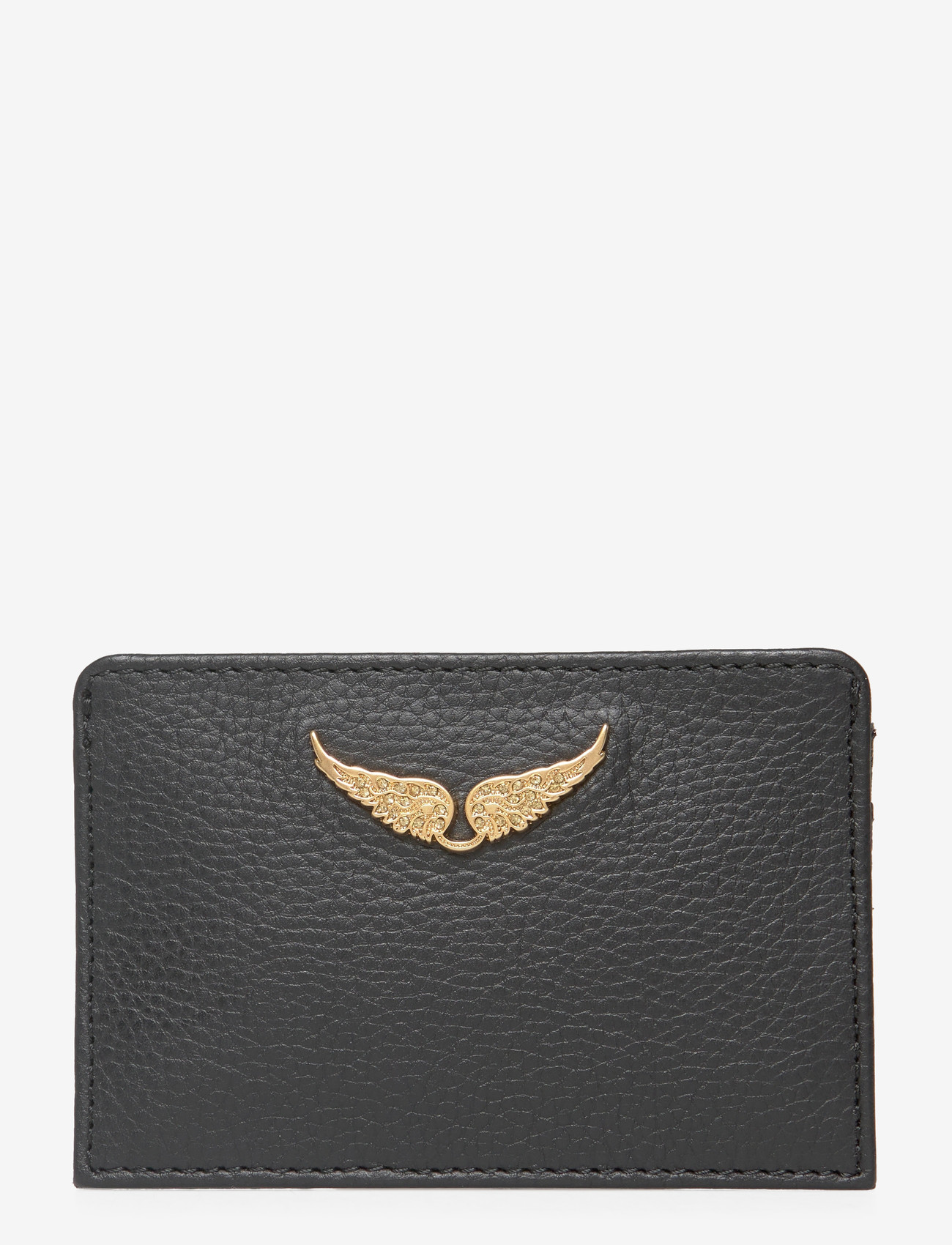 Zadig & Voltaire - ZV PASS GRAINED LEATHER - purses - noir gold - 0