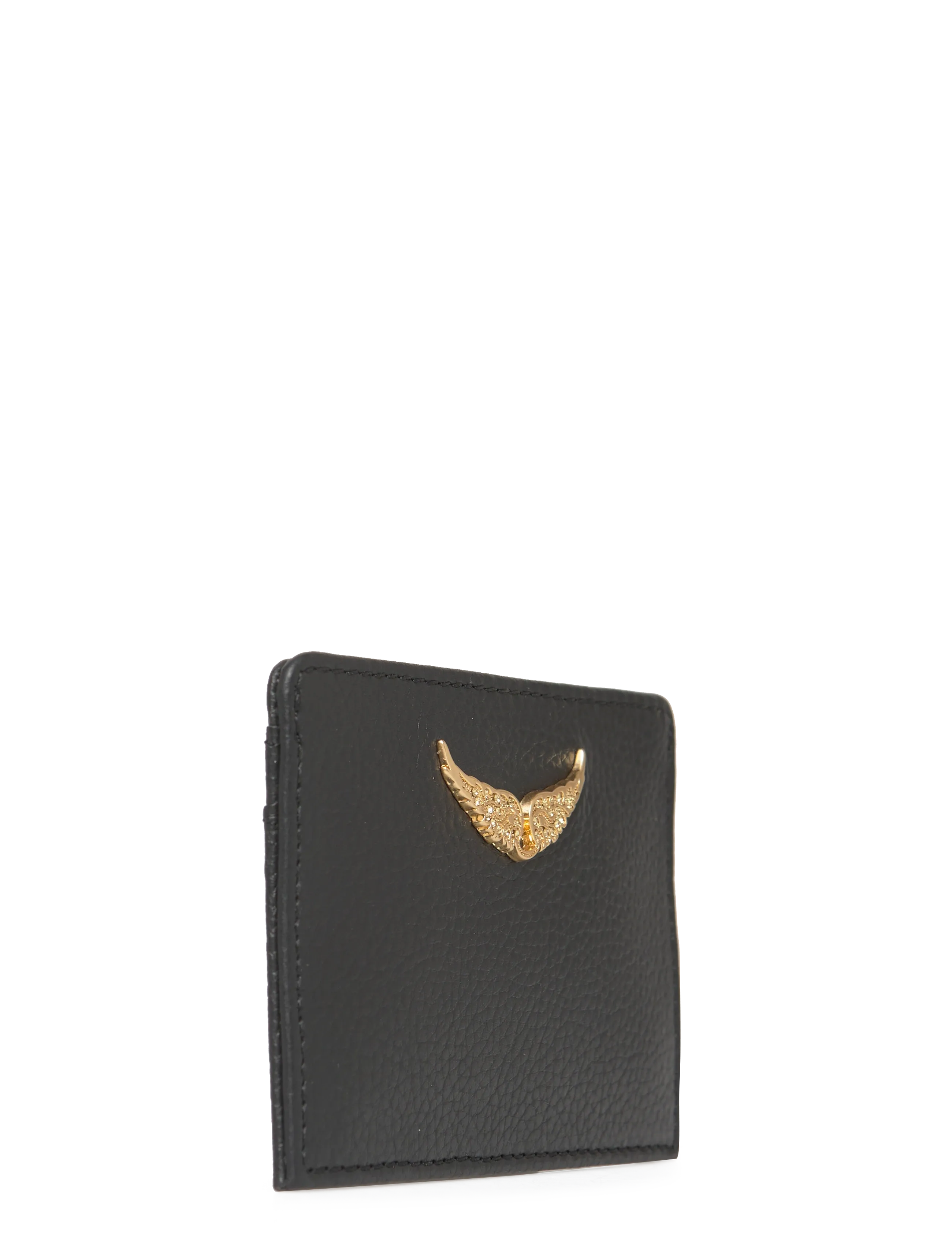 Zadig & Voltaire - ZV PASS GRAINED LEATHER - käekotid - noir gold - 2