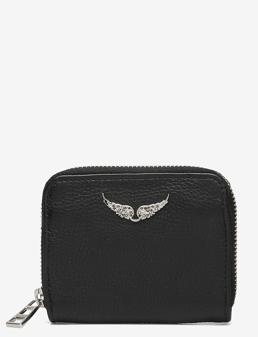 Zadig & Voltaire - MINI ZV GRAINED LEATHER - käekotid - black - 0