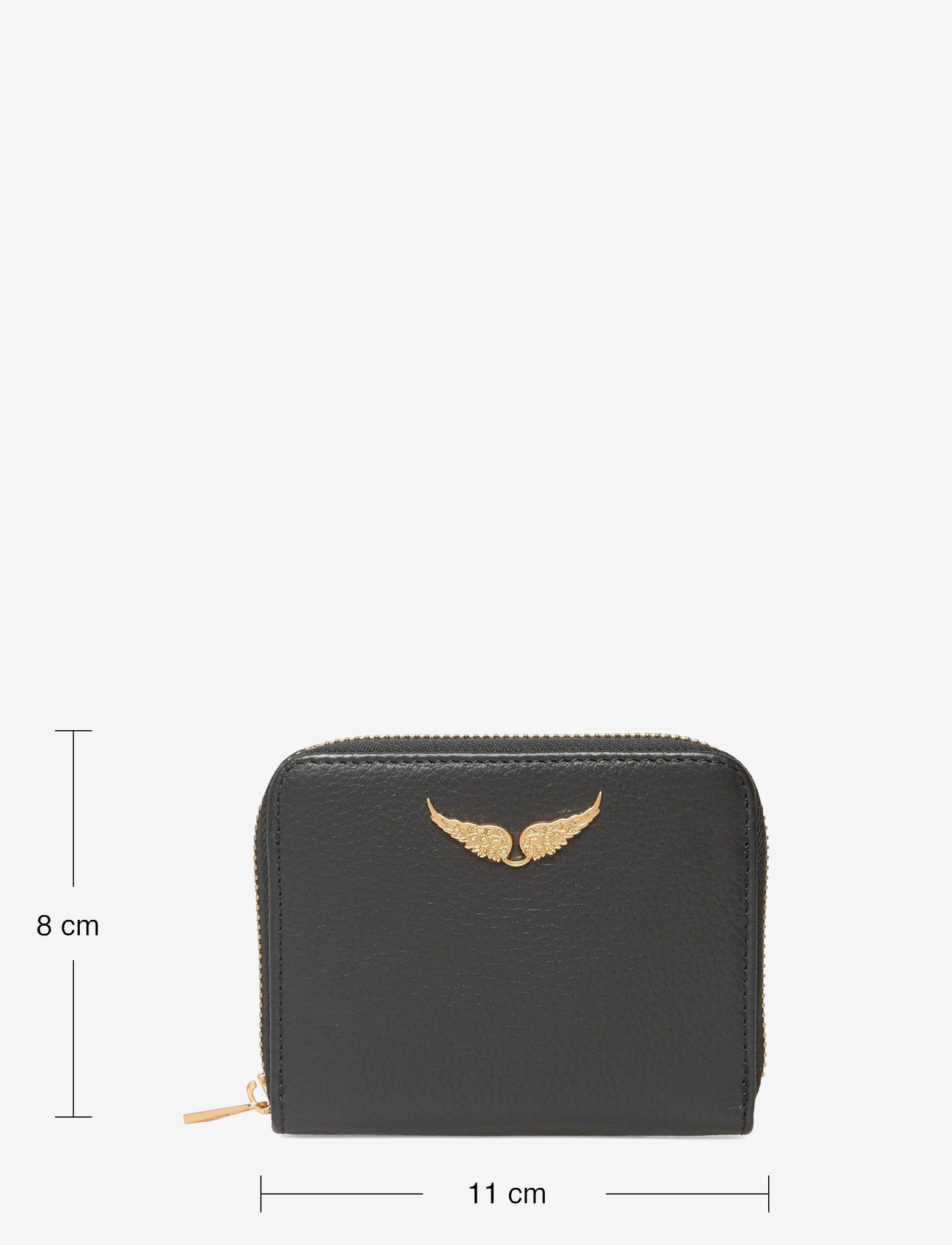 Zadig & Voltaire - MINI ZV GRAINED LEATHER - lompakot - noir gold - 3
