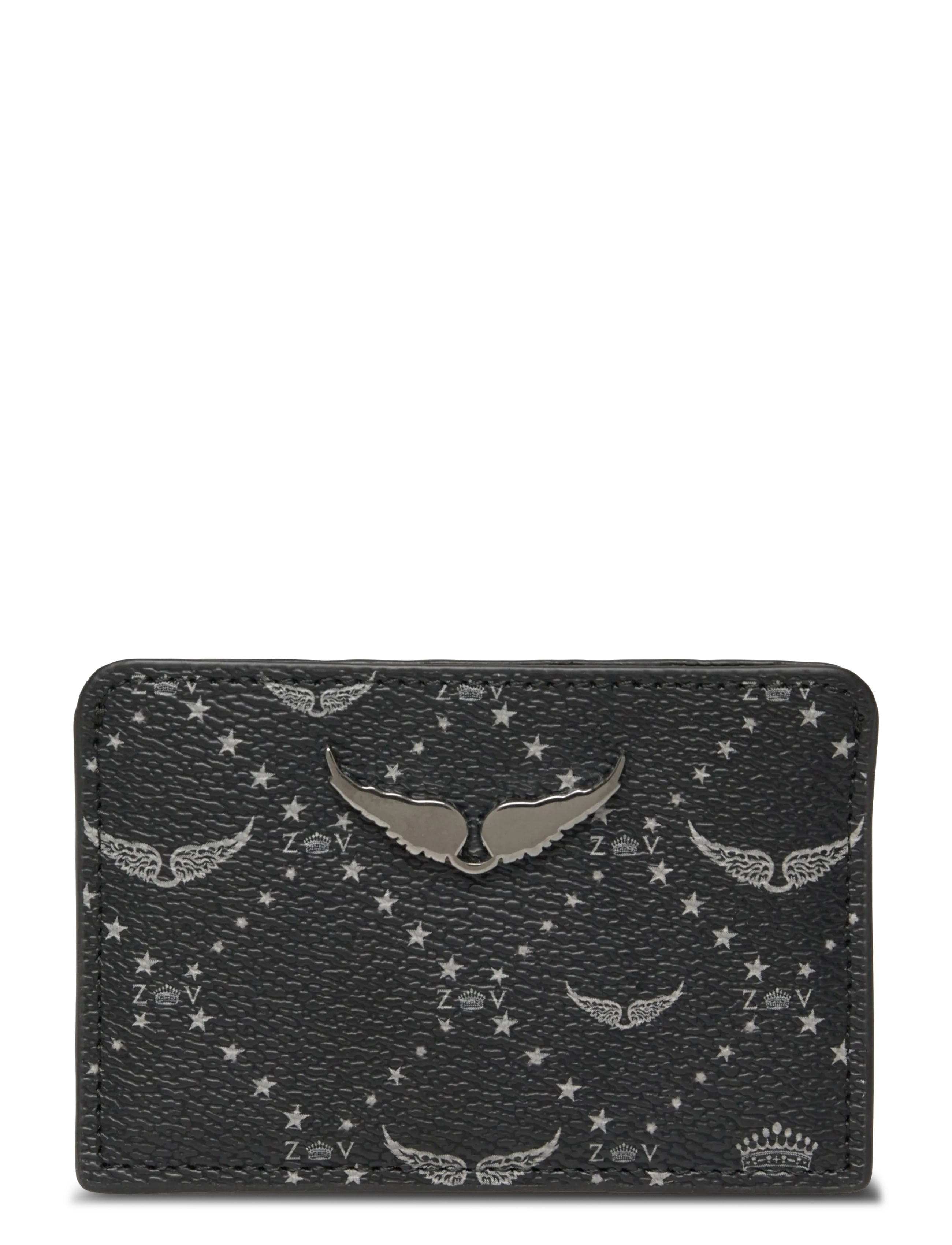 Zadig & Voltaire ZV PASS MONOGRAM - Laukut - BLACK / black