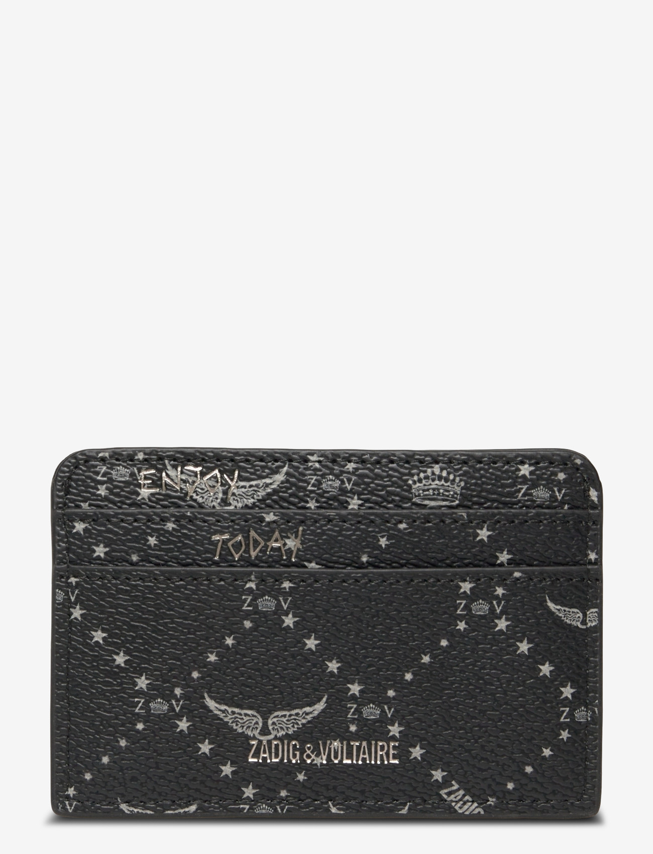 Zadig & Voltaire - ZV PASS MONOGRAM - punge - black - 1