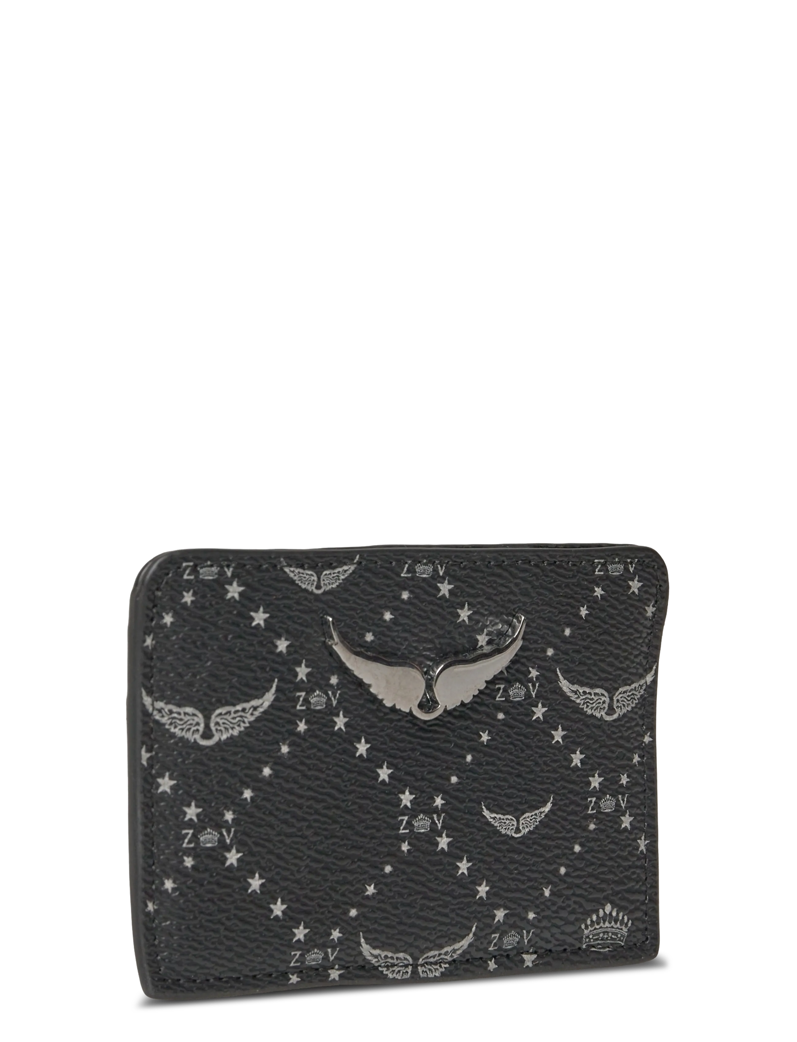 Zadig & Voltaire - ZV PASS MONOGRAM - plånböcker - black - 2