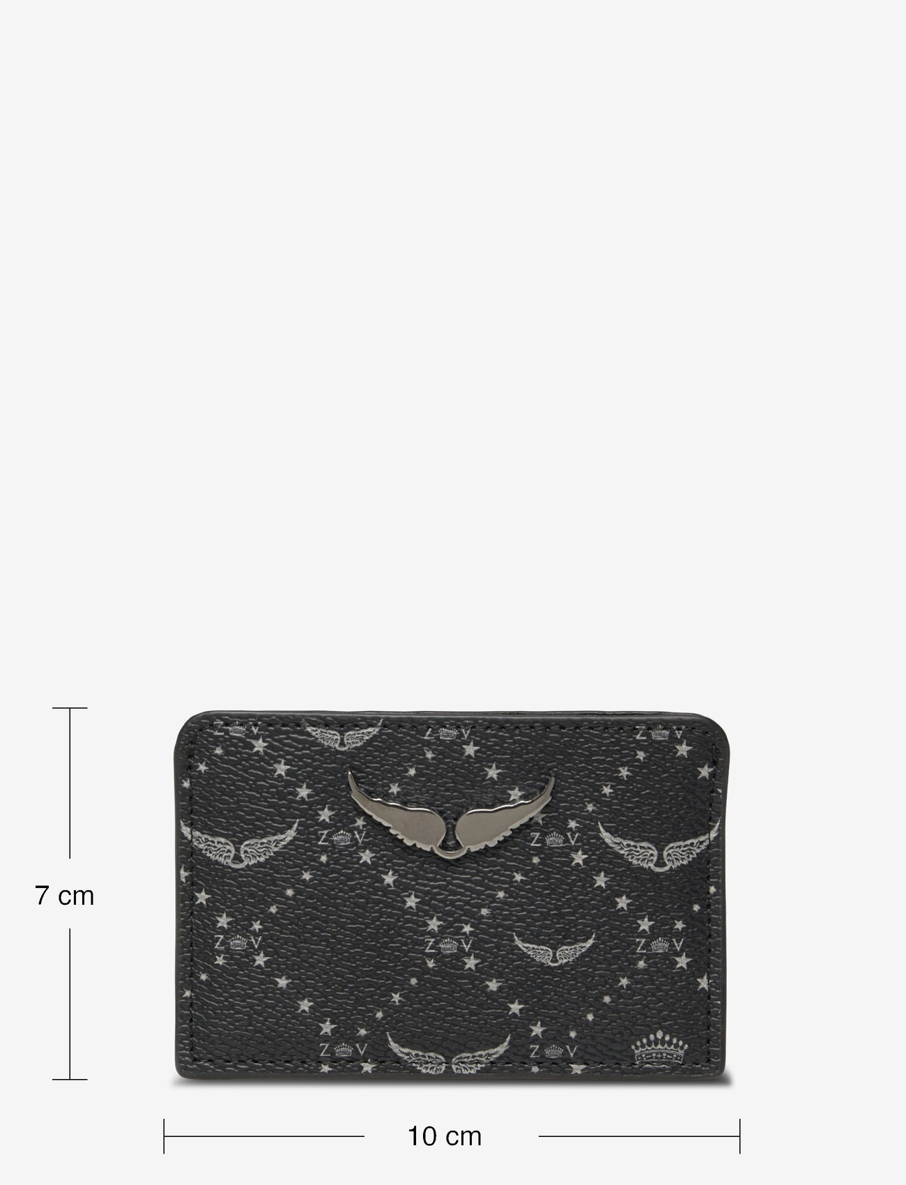 Zadig & Voltaire - ZV PASS MONOGRAM - punge - black - 3