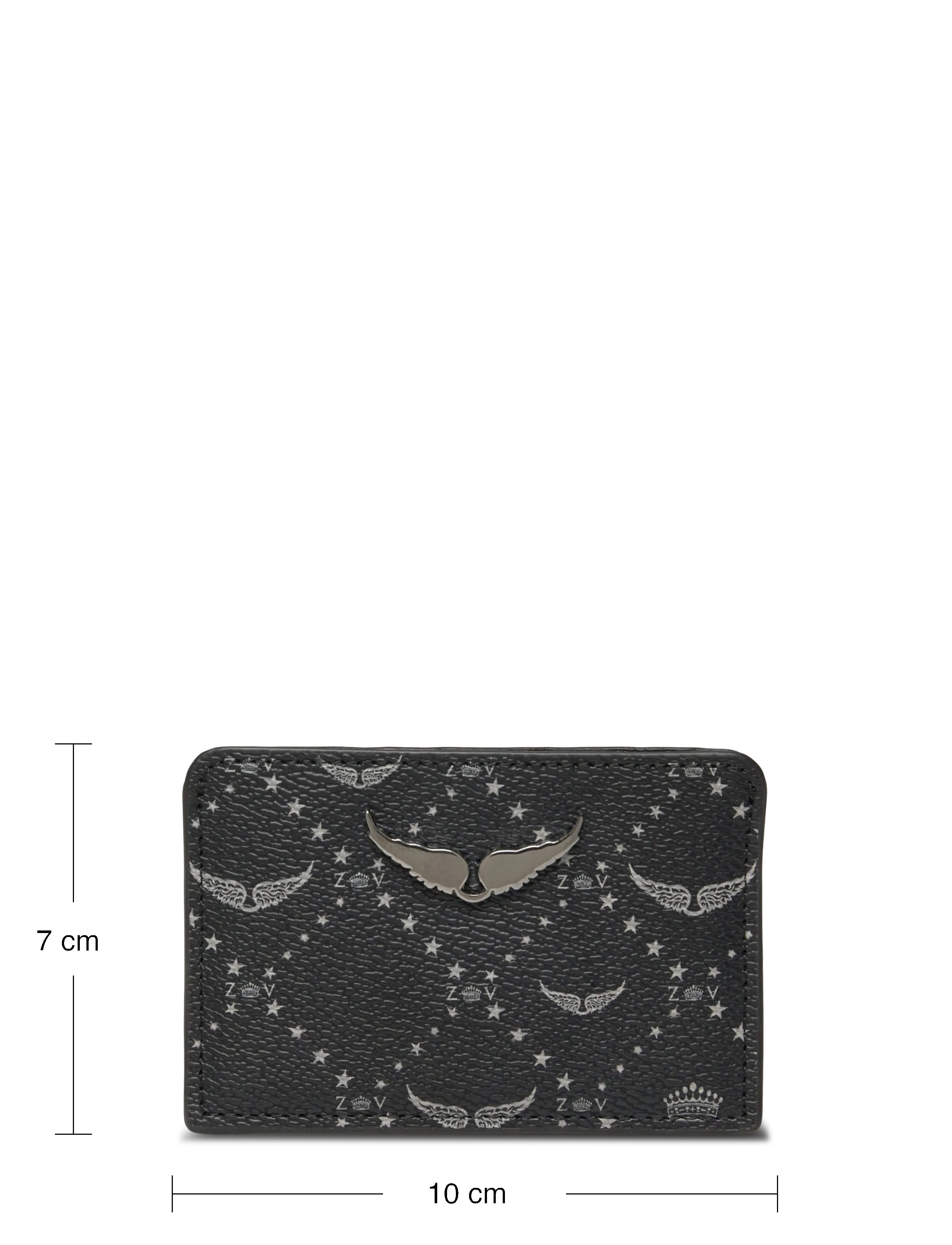 Zadig & Voltaire - ZV PASS MONOGRAM - plånböcker - black - 3