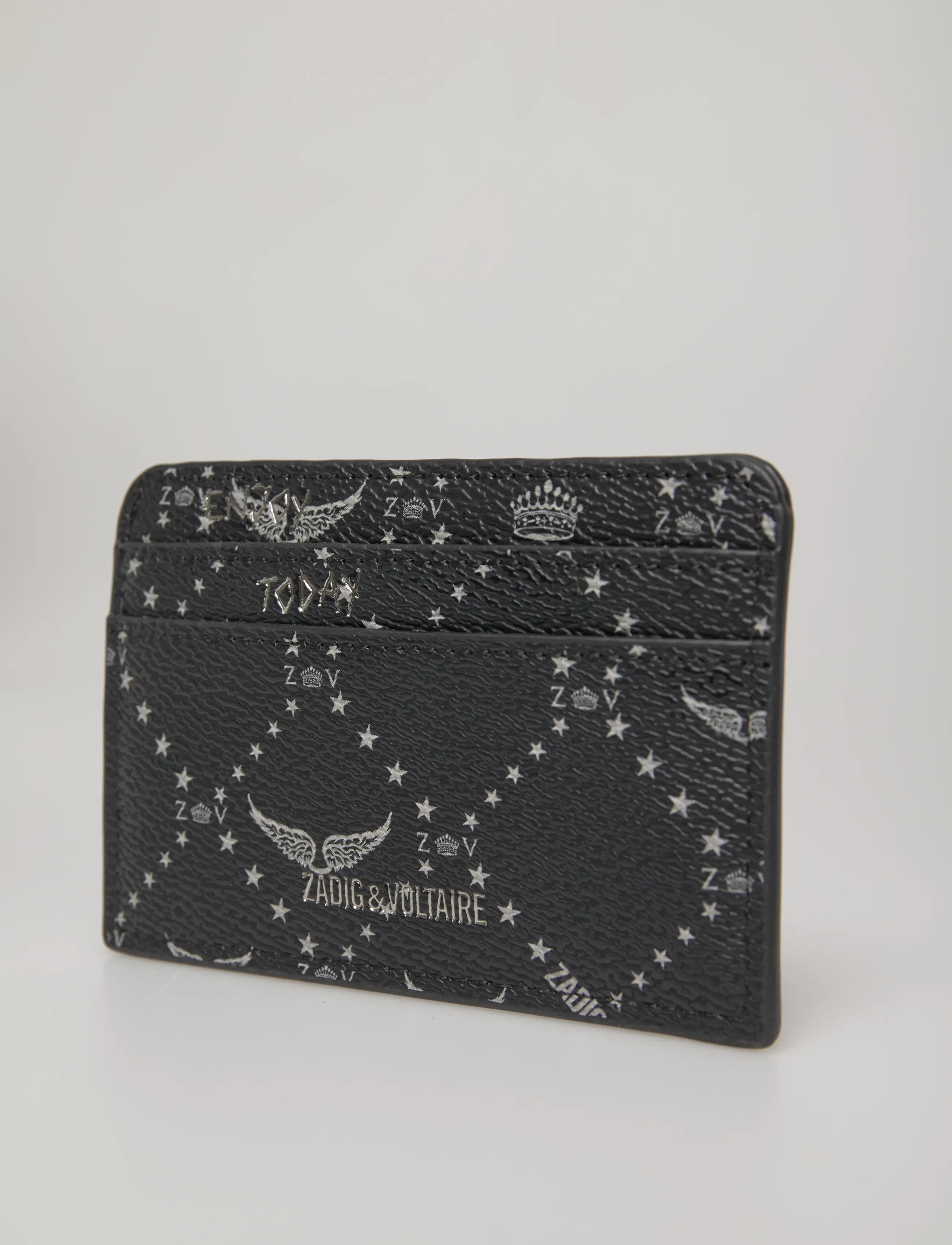 Zadig & Voltaire - ZV PASS MONOGRAM - plånböcker - black - 4