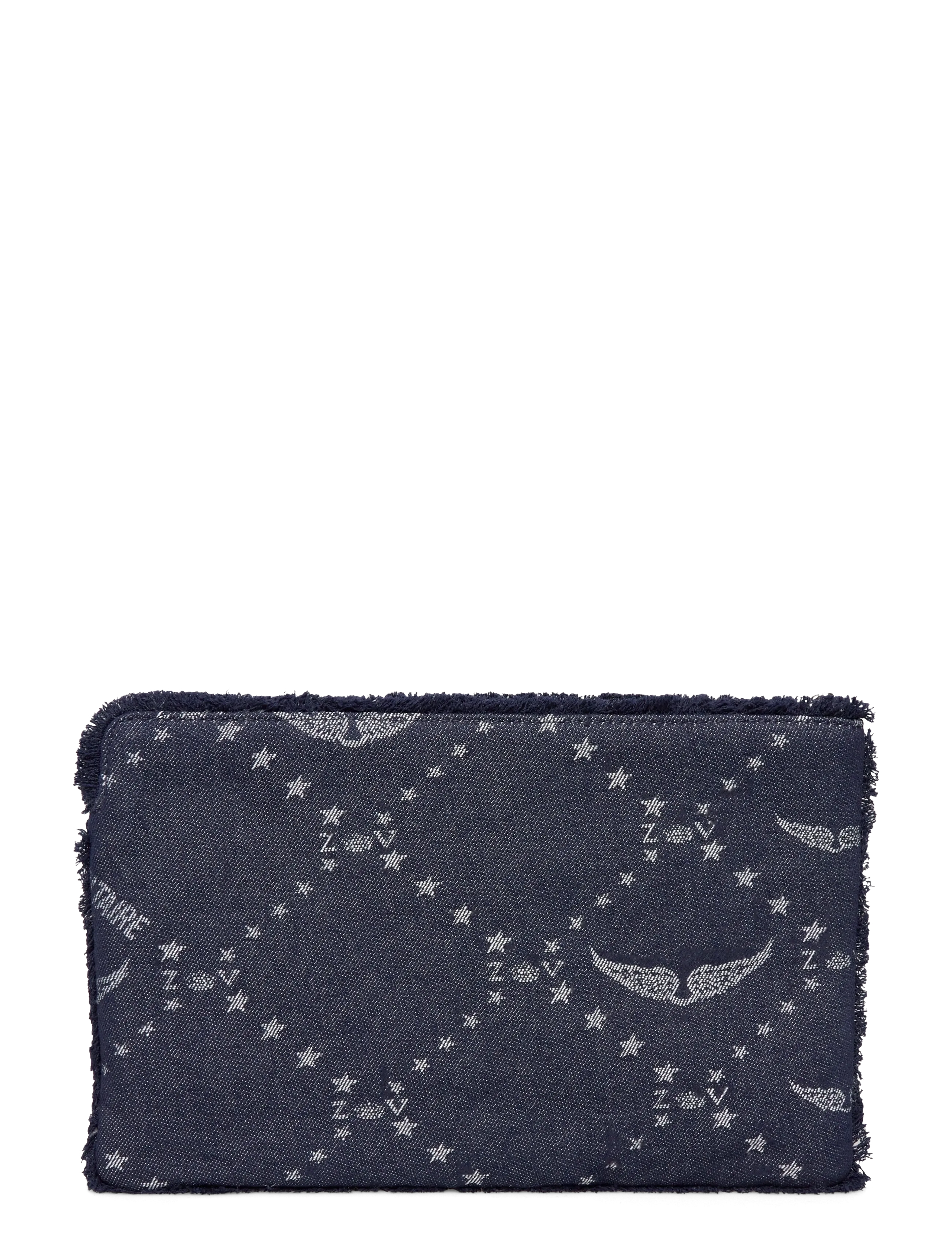 Zadig & Voltaire - ANGEL POUCH DENIM MONOGRAM - teatrikotid - silent - 1