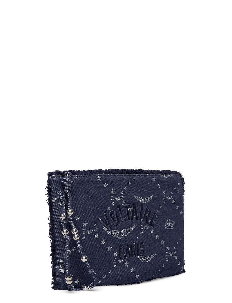 Zadig & Voltaire - ANGEL POUCH DENIM MONOGRAM - besondere anlässe - silent - 2