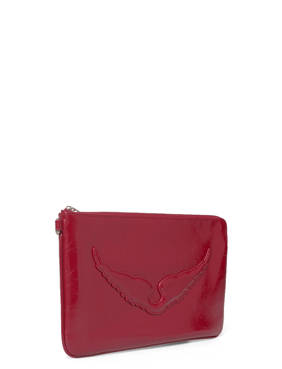 Zadig & Voltaire - ANGEL POUCH WRINKLED PATENT - special occasions - power - 2