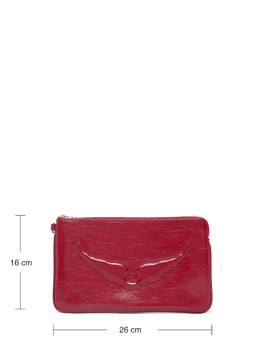 Zadig & Voltaire - ANGEL POUCH WRINKLED PATENT - special occasions - power - 3