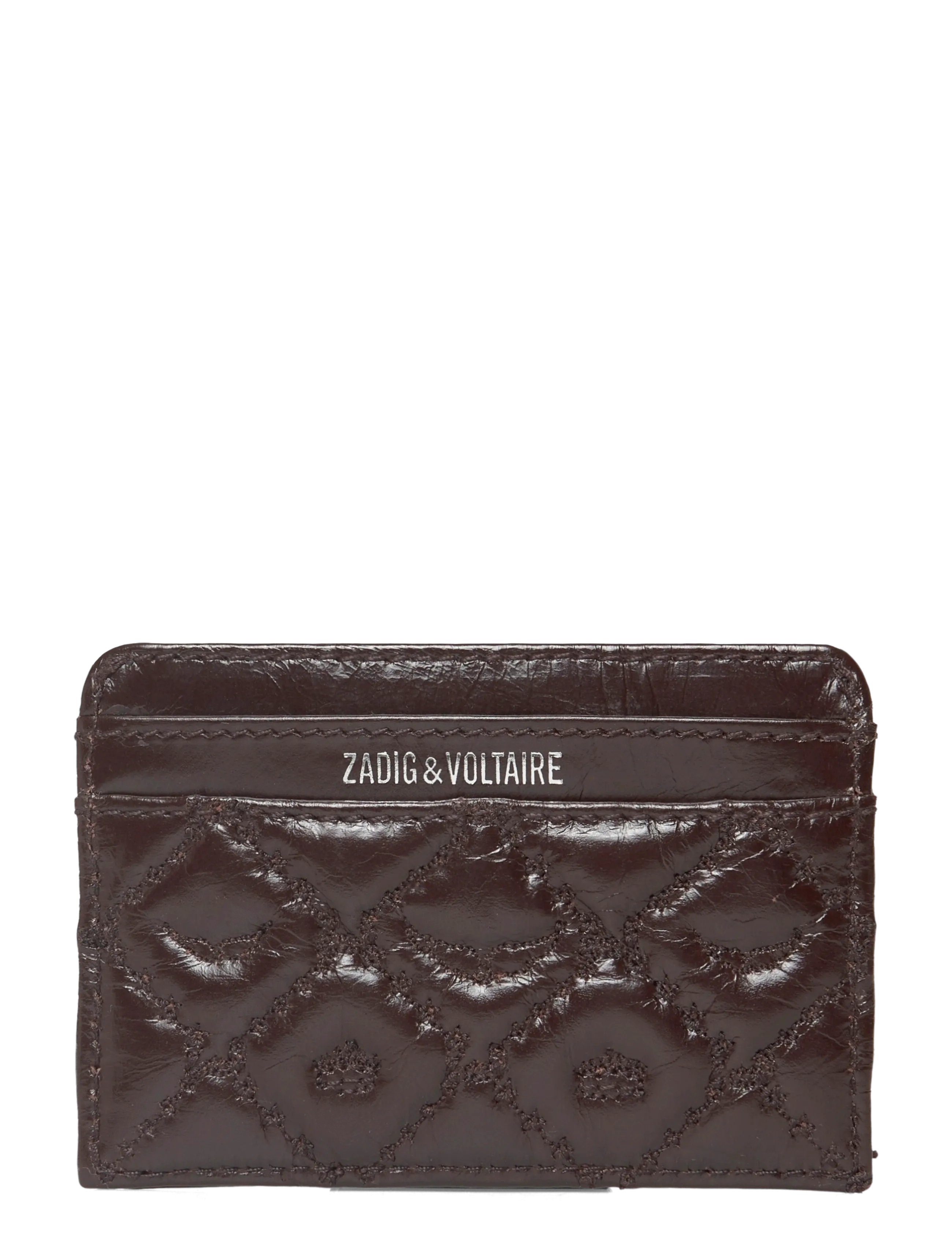 Zadig & Voltaire - ZV PASS VINTAGE MONOGRAM - purses - brownie - 1