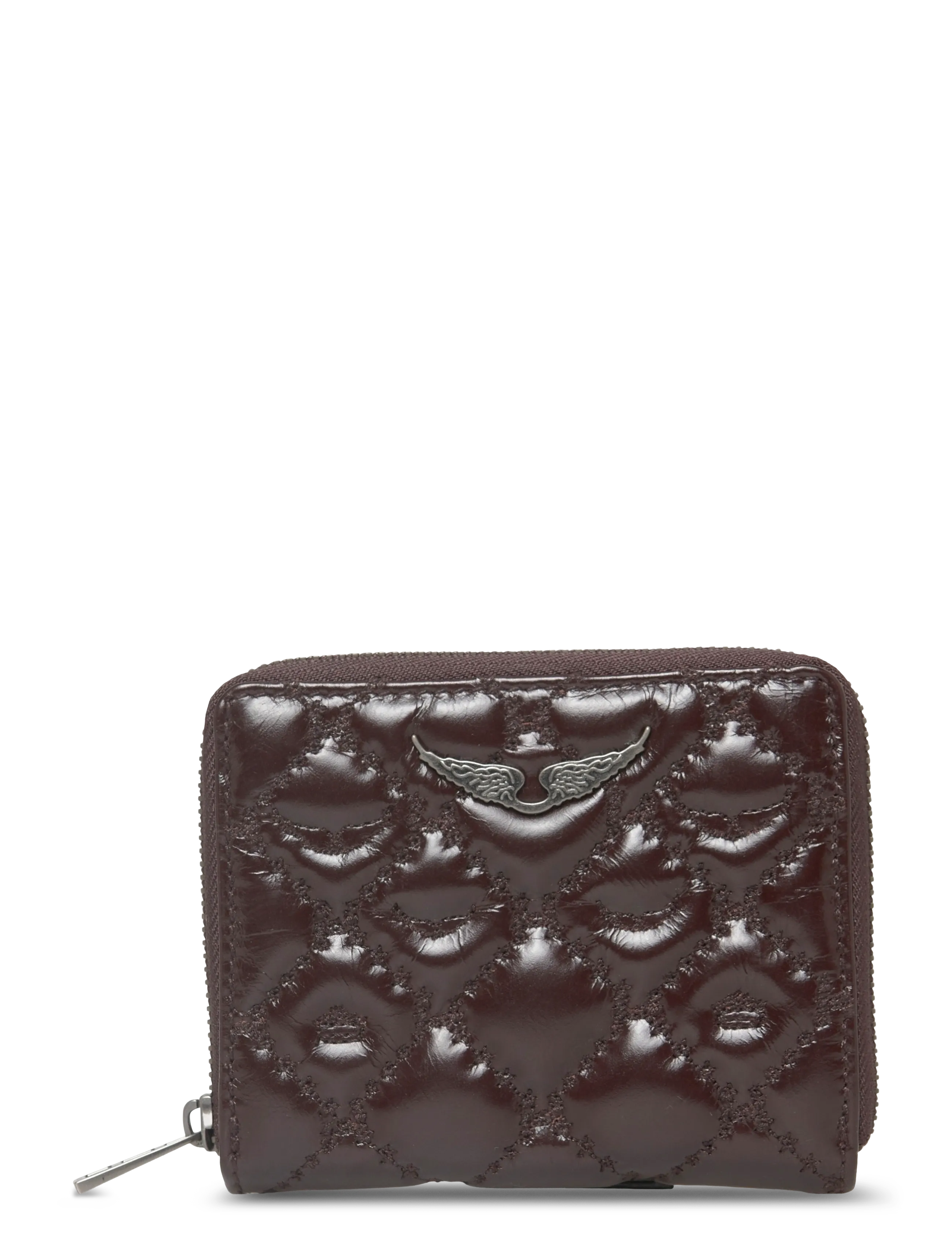 Zadig & Voltaire Mini Zv Vintage Monogram, One Size, Brown, Kortholdere & Punge > Punge, Dame