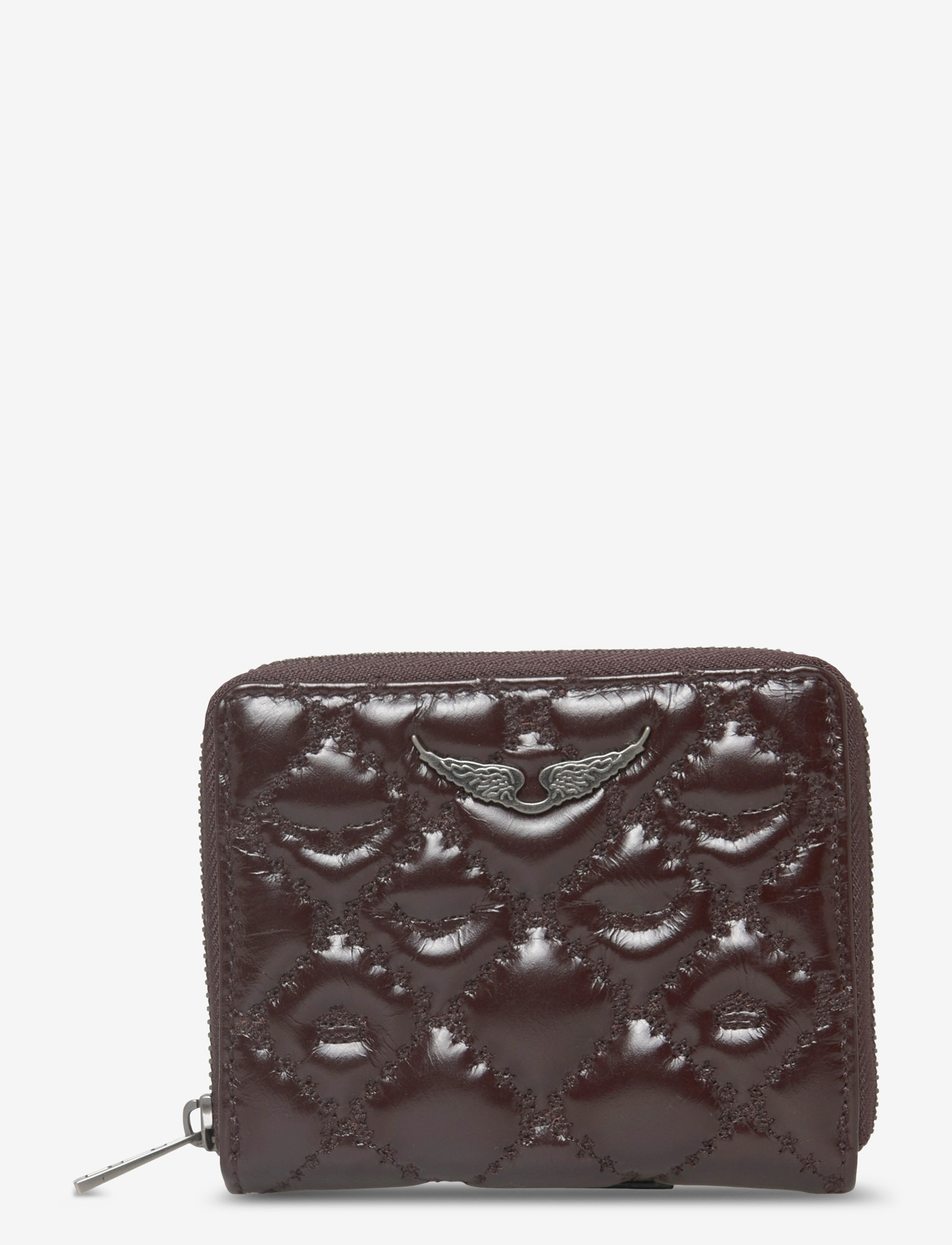 Zadig & Voltaire - MINI ZV VINTAGE MONOGRAM - portemonnaies - brownie - 0