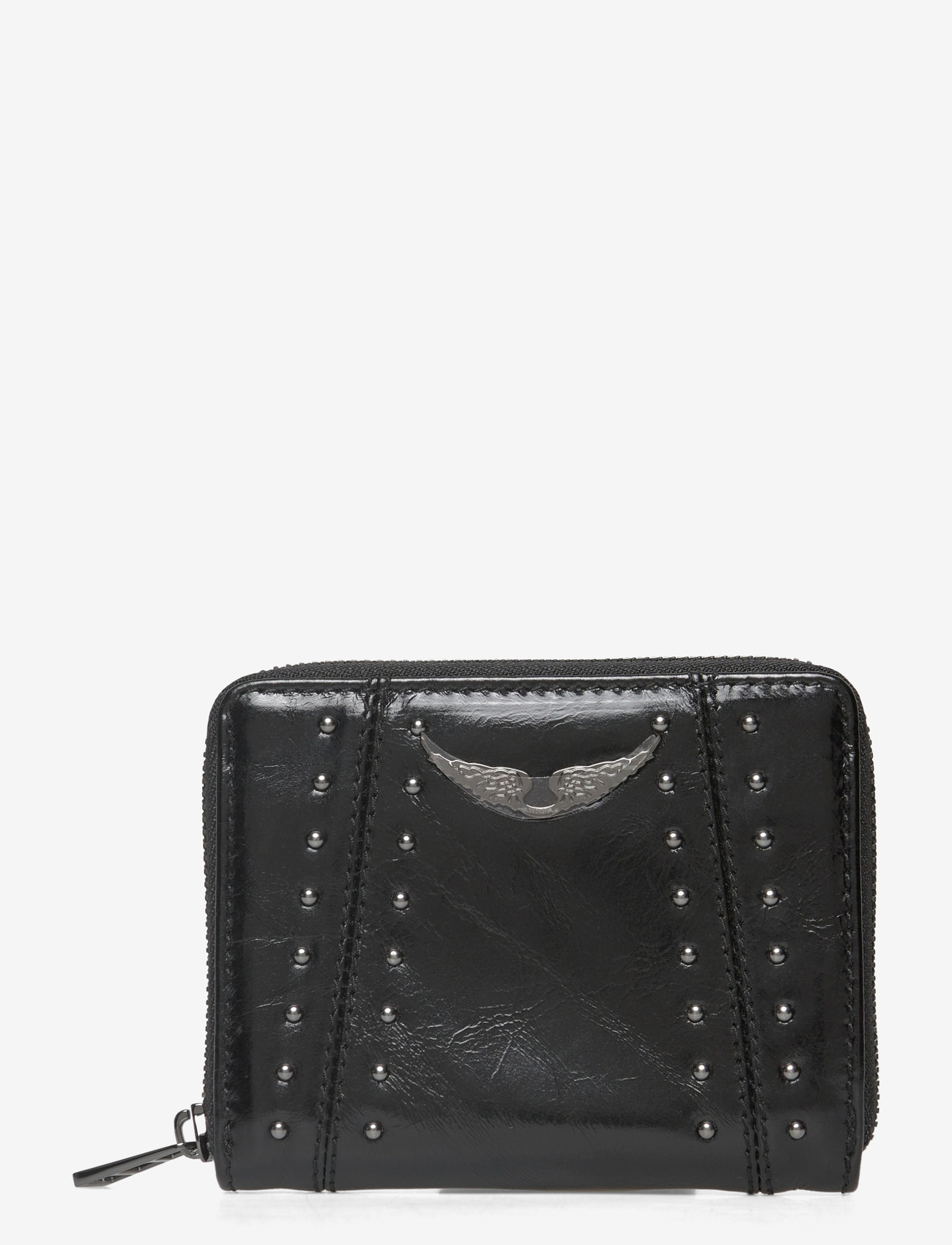 Zadig & Voltaire - MINI ZV VINTAGE PATENT STUDS - portefeuilles - black - 0