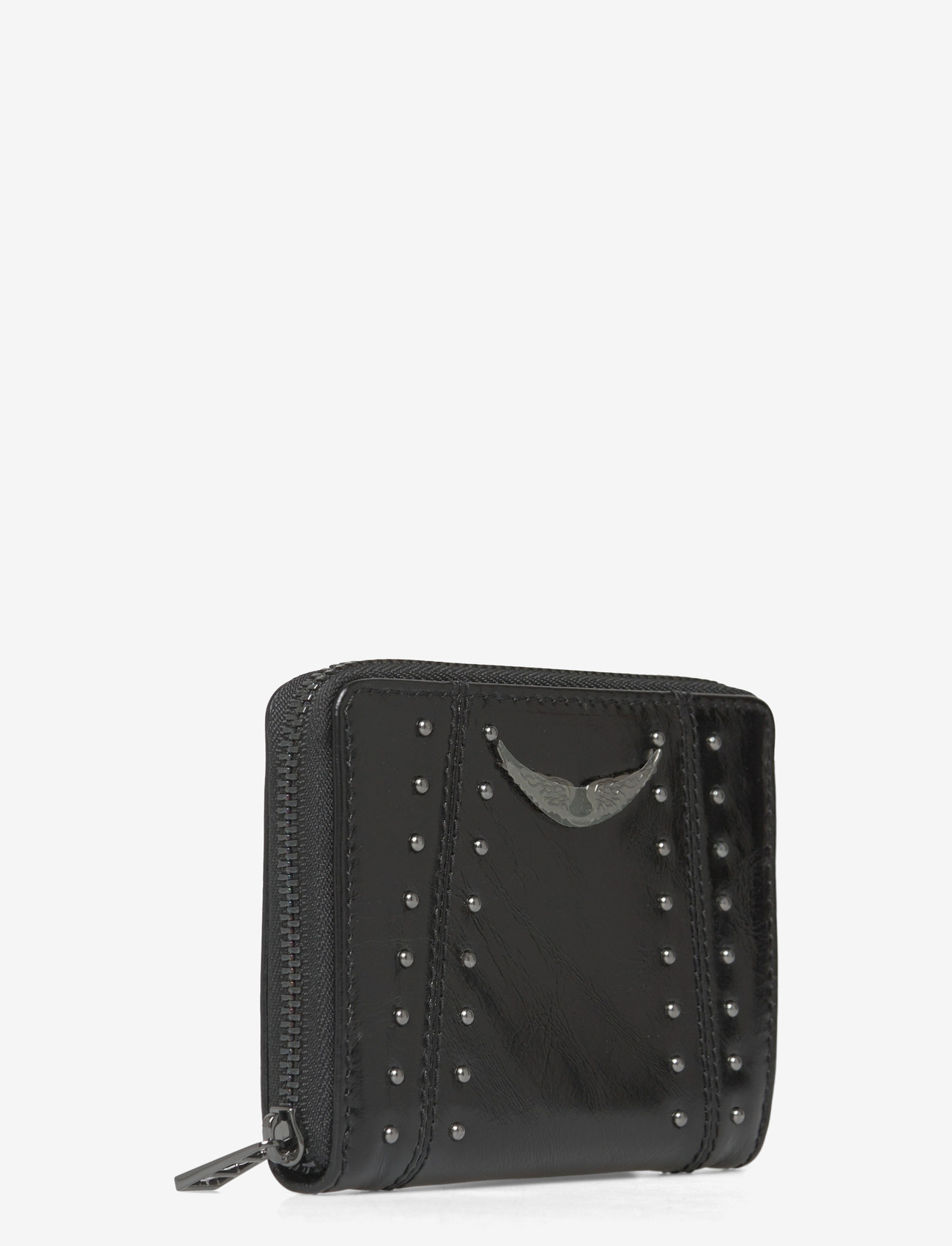 Zadig & Voltaire - MINI ZV VINTAGE PATENT STUDS - portefeuilles - black - 2