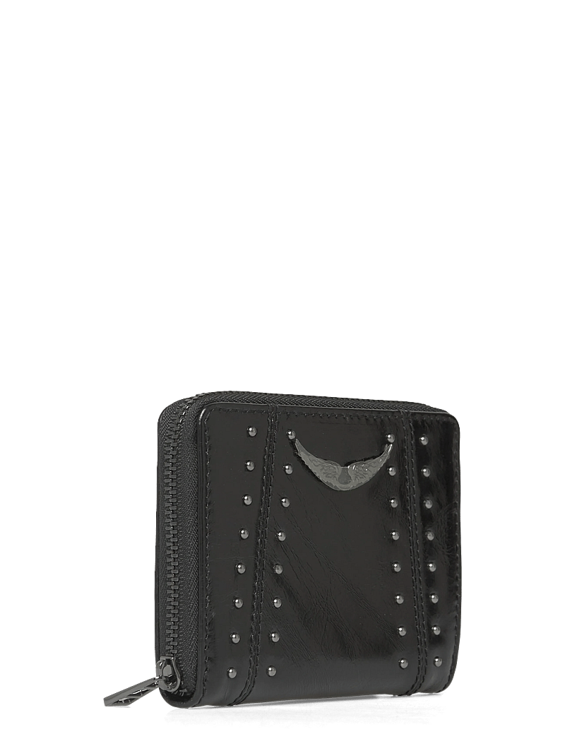 Zadig & Voltaire - MINI ZV VINTAGE PATENT STUDS - portemonnaies - black - 2
