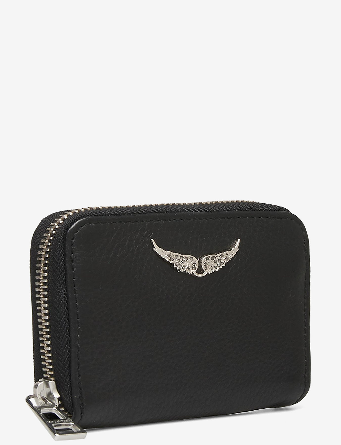 Zadig & Voltaire - MINI ZV GRAINED LEATHER - plånböcker - black - 2